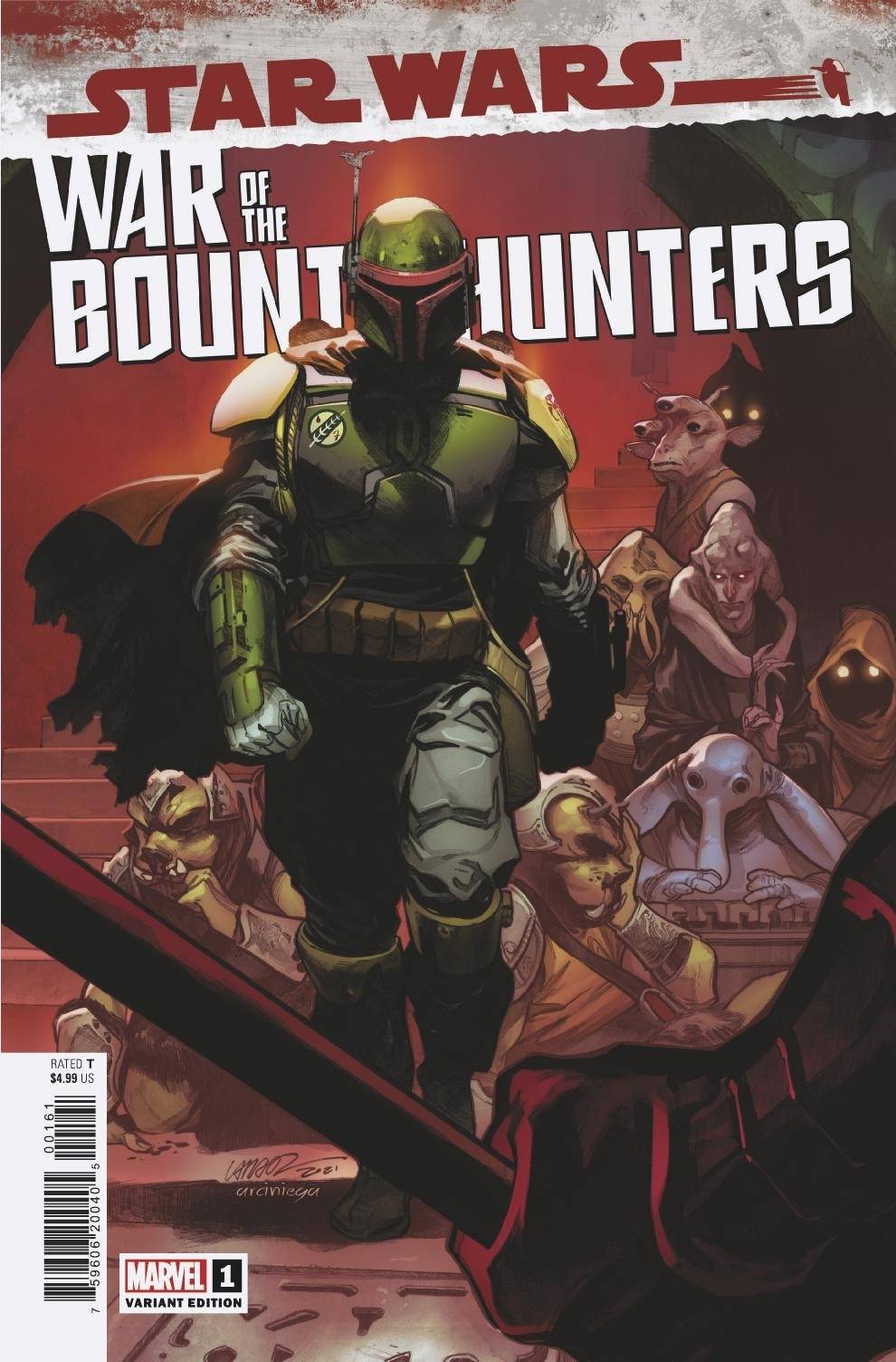 STAR WARS WAR BOUNTY HUNTERS #1 (OF 5) LARRAZ 1:50 VARIANT 06/02/21