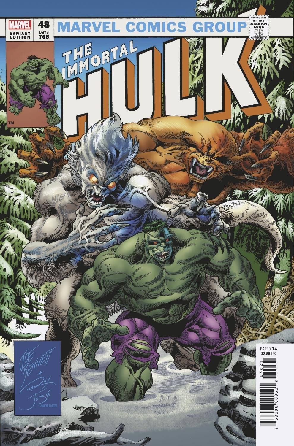 07/07/2021 IMMORTAL HULK #48 BENNETT HOMAGE VAR