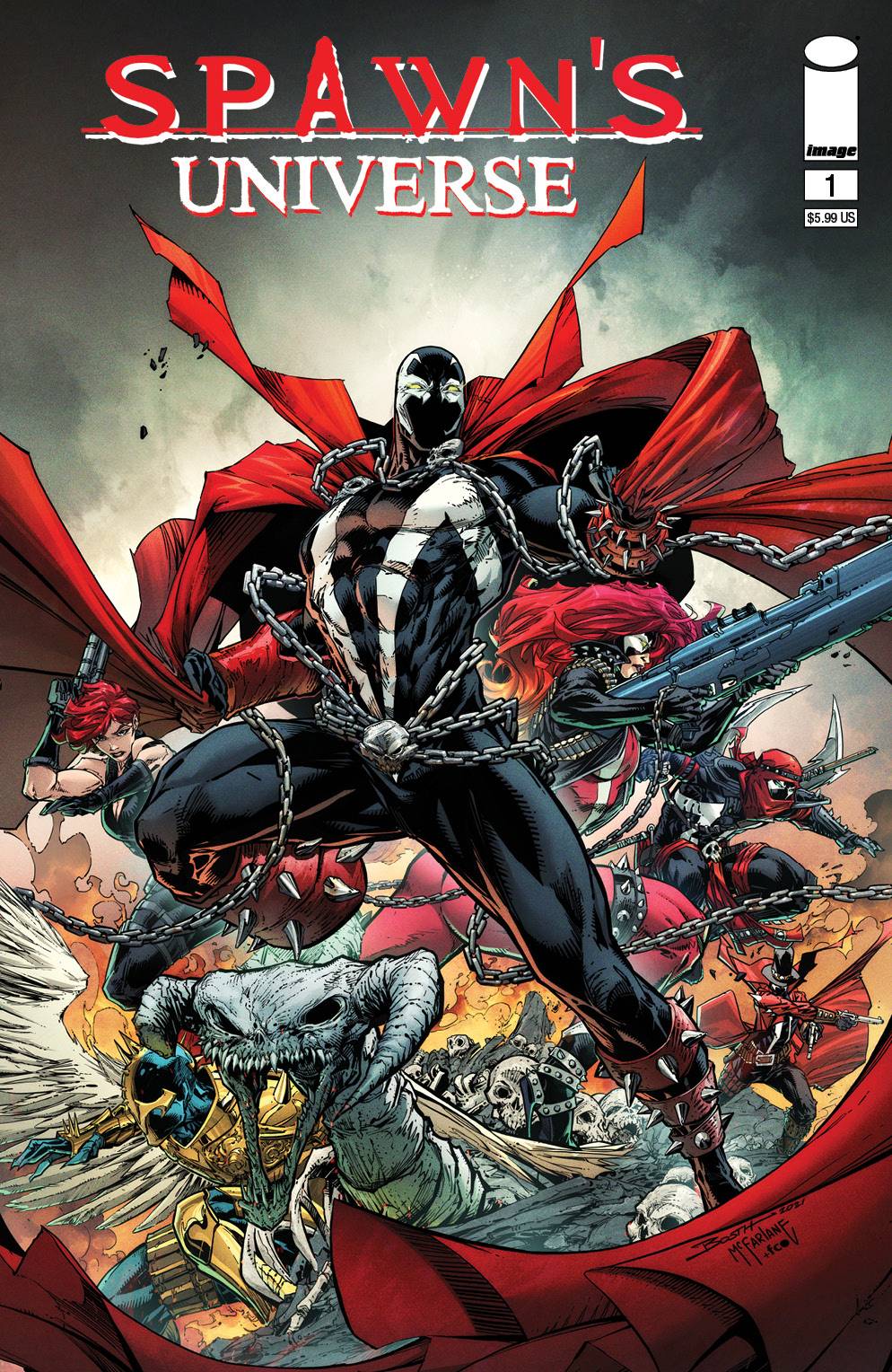 06/30/2021 SPAWN UNIVERSE #1 CVR E BOOTH & MCFARLANE(CB100)