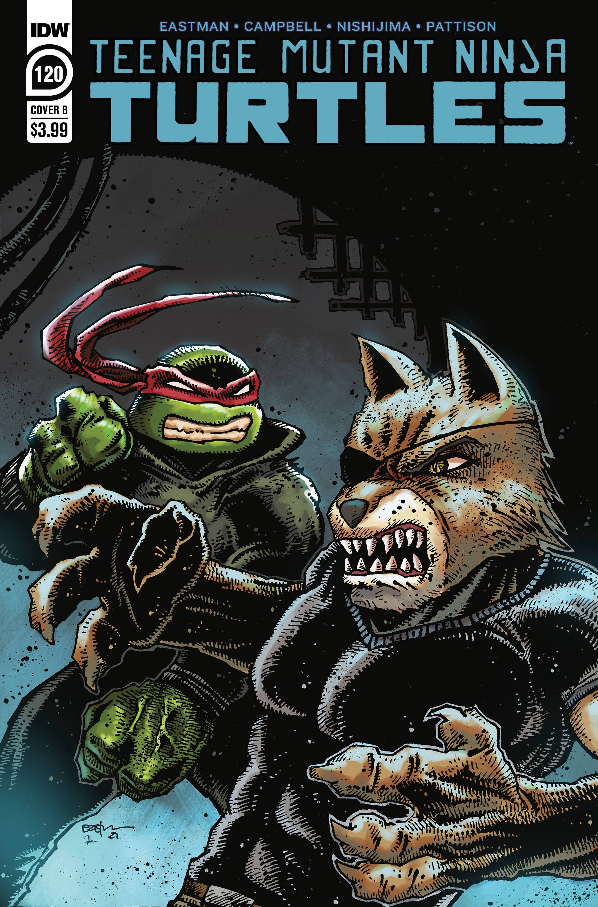 08/25/2021 TMNT ONGOING #120 CVR B EASTMAN