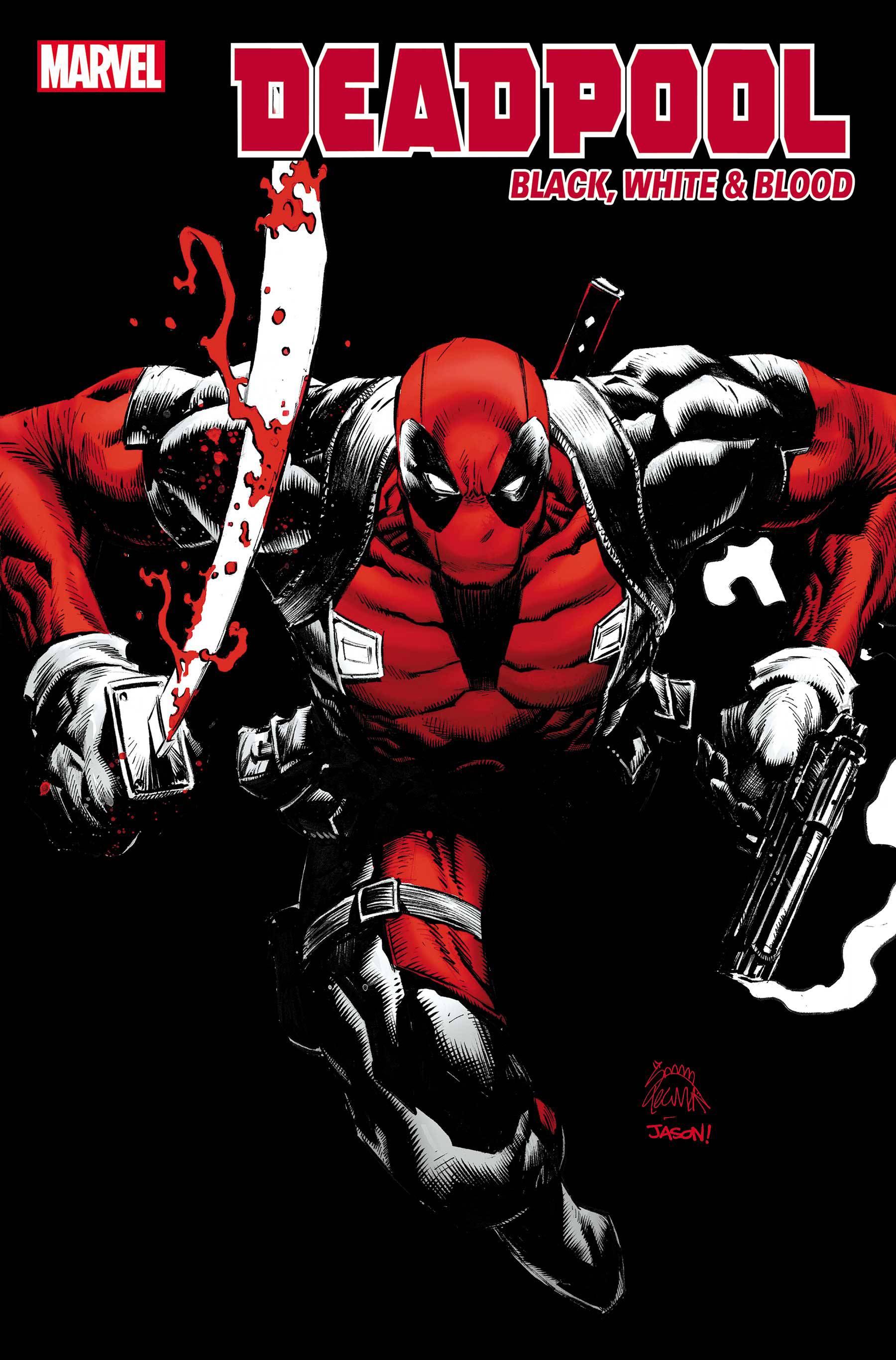 08/04/2021 DEADPOOL BLACK WHITE BLOOD #1 (OF 5) STEGMAN 1:25 VARIANT