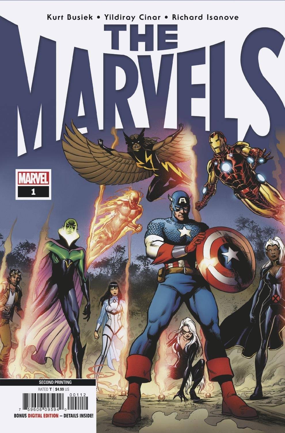 06/09/2021 THE MARVELS #1 2ND PTG CINAR VAR