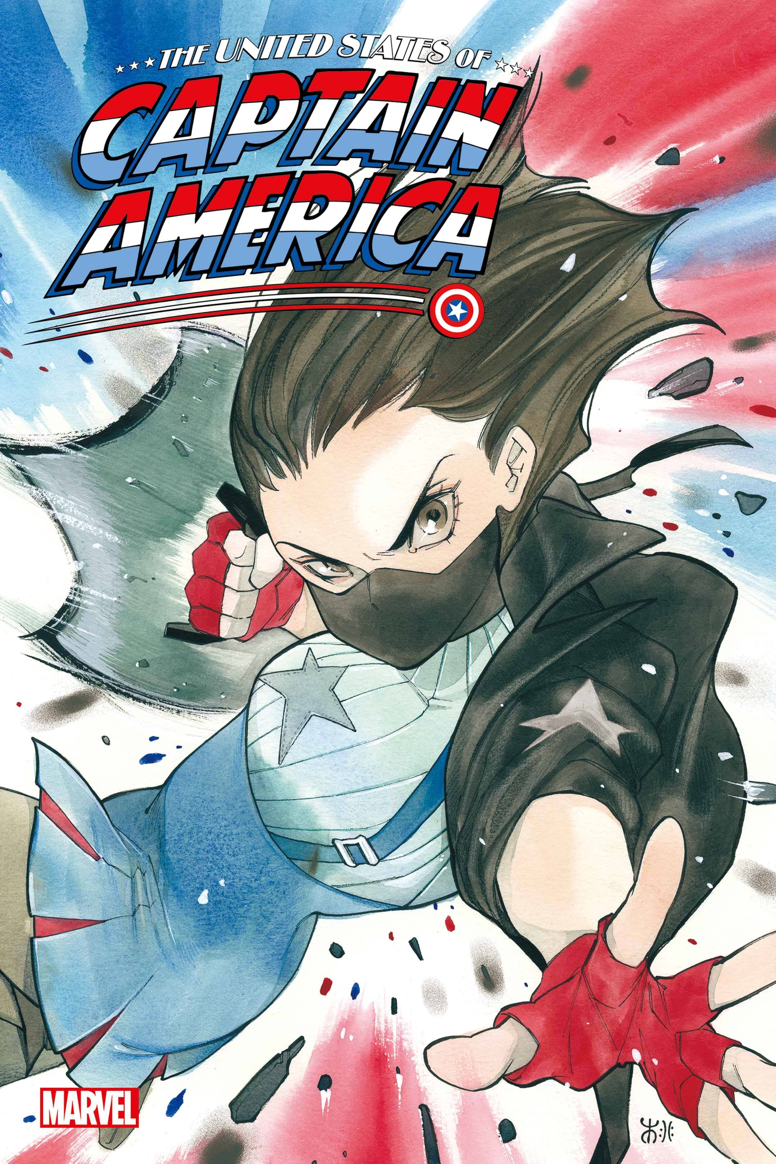 09/22/2021 UNITED STATES CAPTAIN AMERICA #4 (OF 5) MOMOKO 1:25 VARIANT FIRST APPEARANCE OF FILIPINA AMERICAN CAPTAIN AMERICA