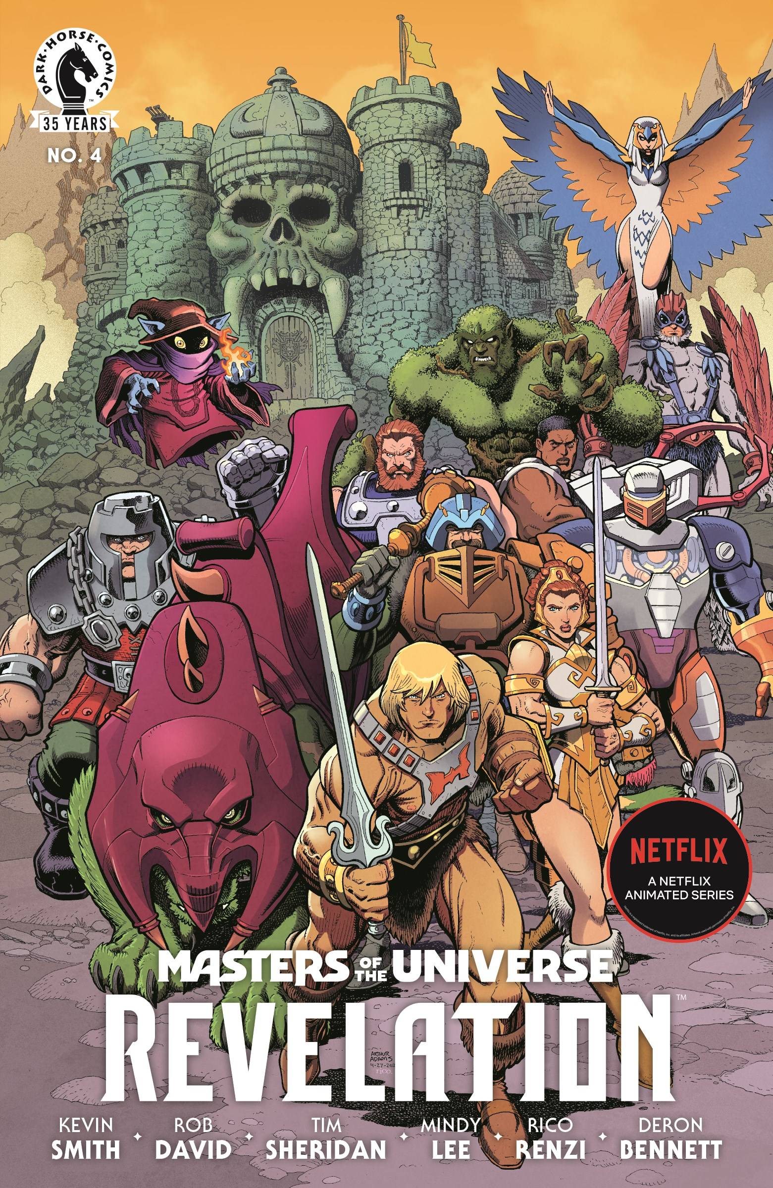 10/20/2021 MASTERS OF THE UNIVERSE REVELATION #4 (OF 4) CVR B ADAMS