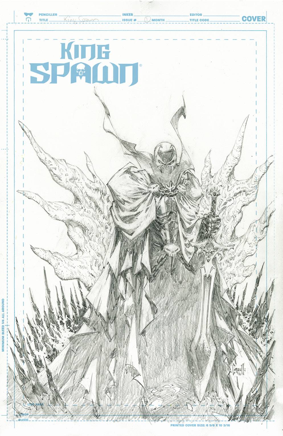8/25/2021 KING SPAWN #1 CVR H 1:50 CAPULLO VARIANT (SPECIAL OFFER NOW WITH FREE CVR A-G)
