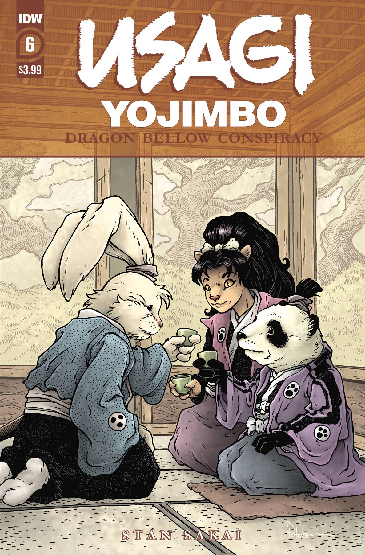 11/17/2021 USAGI YOJIMBO DRAGON BELLOW CONSPIRACY #6 (OF 6)