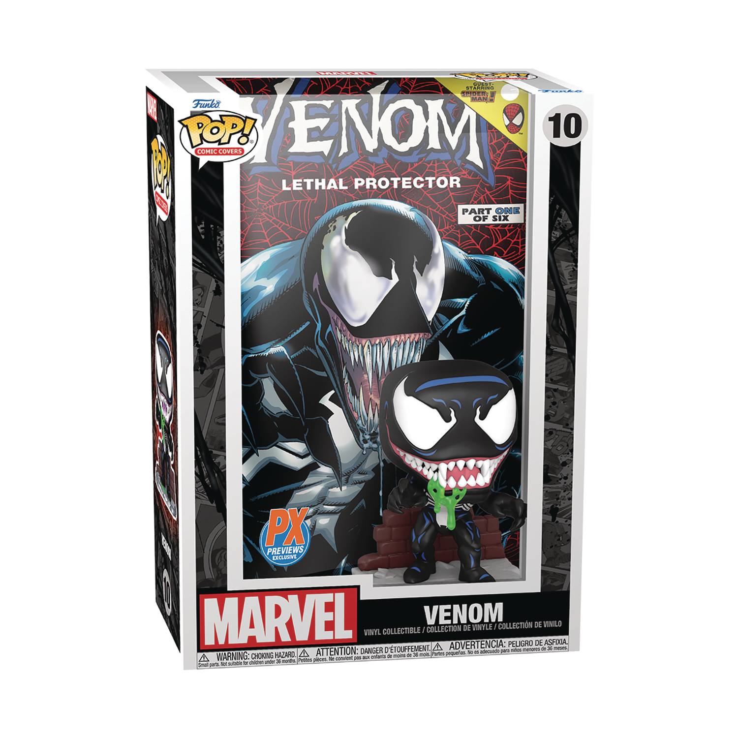 POP COMIC CVR MARVEL VENOM LETHAL PROTECTOR COMIC & POP COMBO