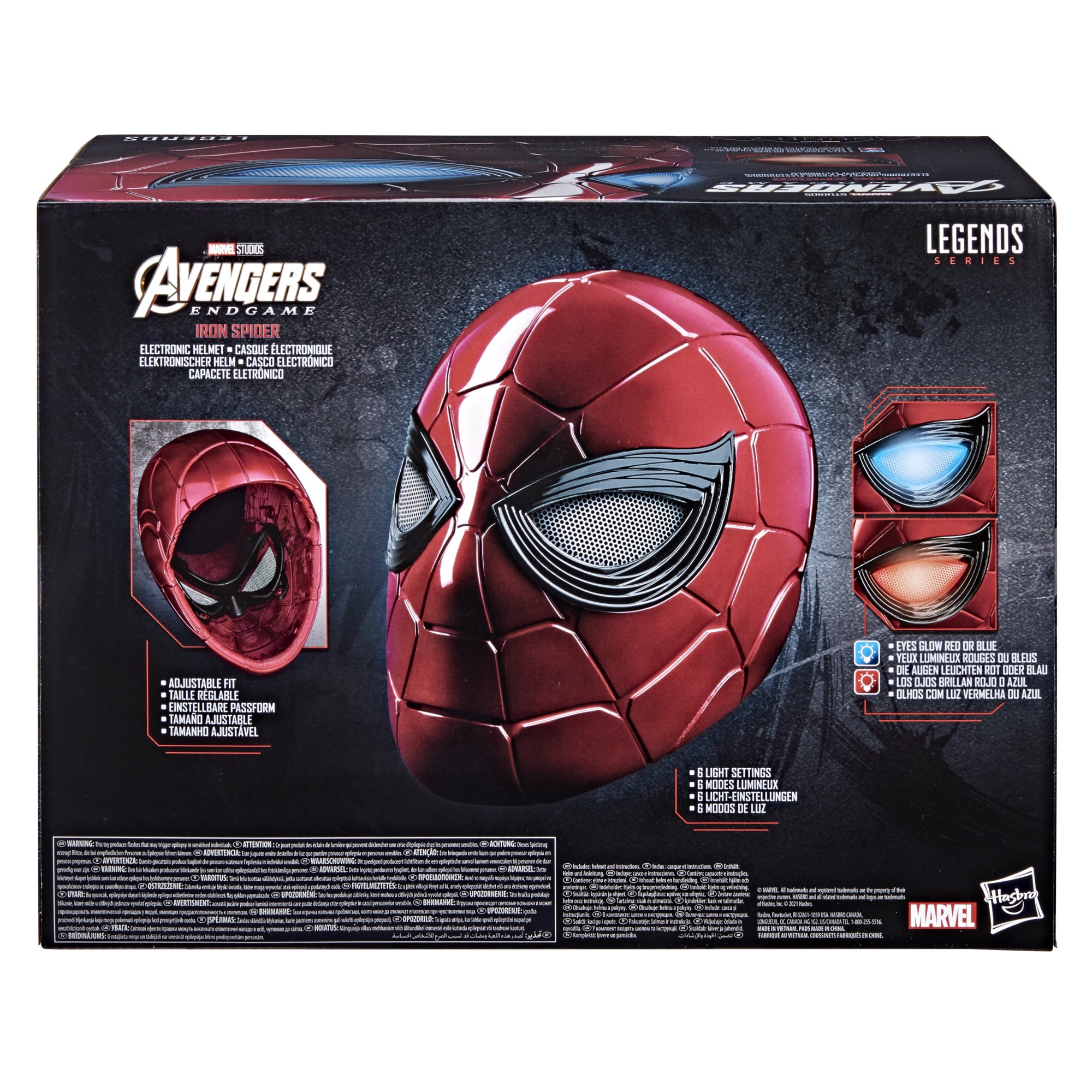 01/05/2022 SPIDER-MAN LEGENDS GEAR IRON SPIDER HELMET