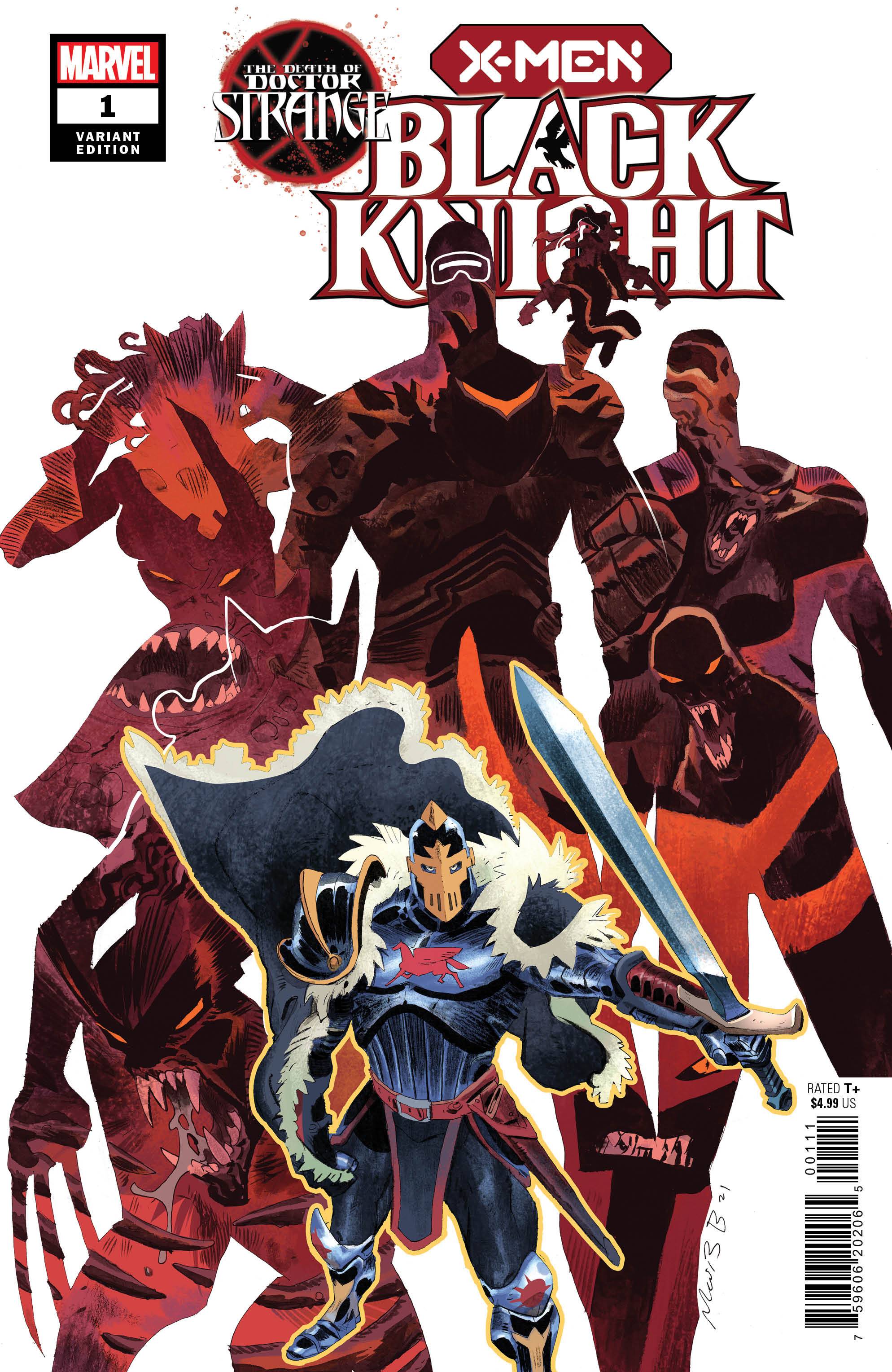 01/19/2022 DEATH DOCTOR STRANGE X-MEN BLACK KNIGHT #1 BERGARA VAR