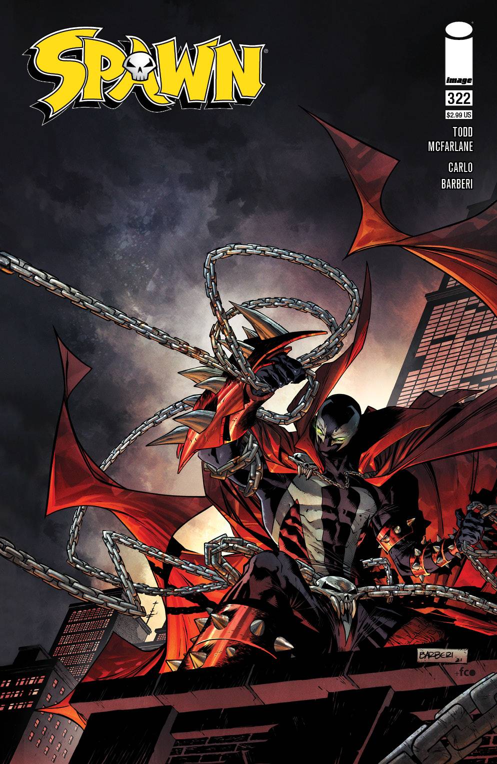 09/22/2021 SPAWN #322 CVR C BARBERI