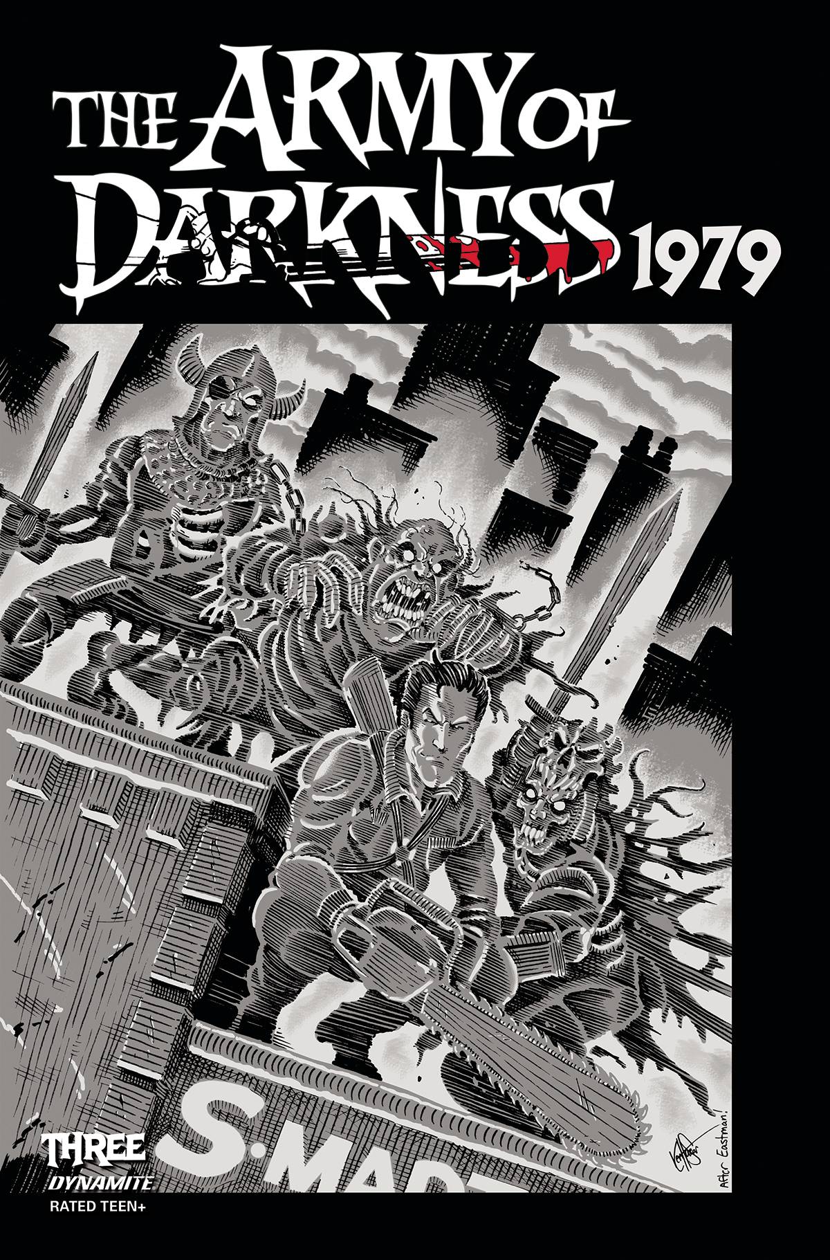 11/17/2021 ARMY OF DARKNESS 1979 #3 CVR N 1:11 COPY FOC INCV TMNT HOMAGE