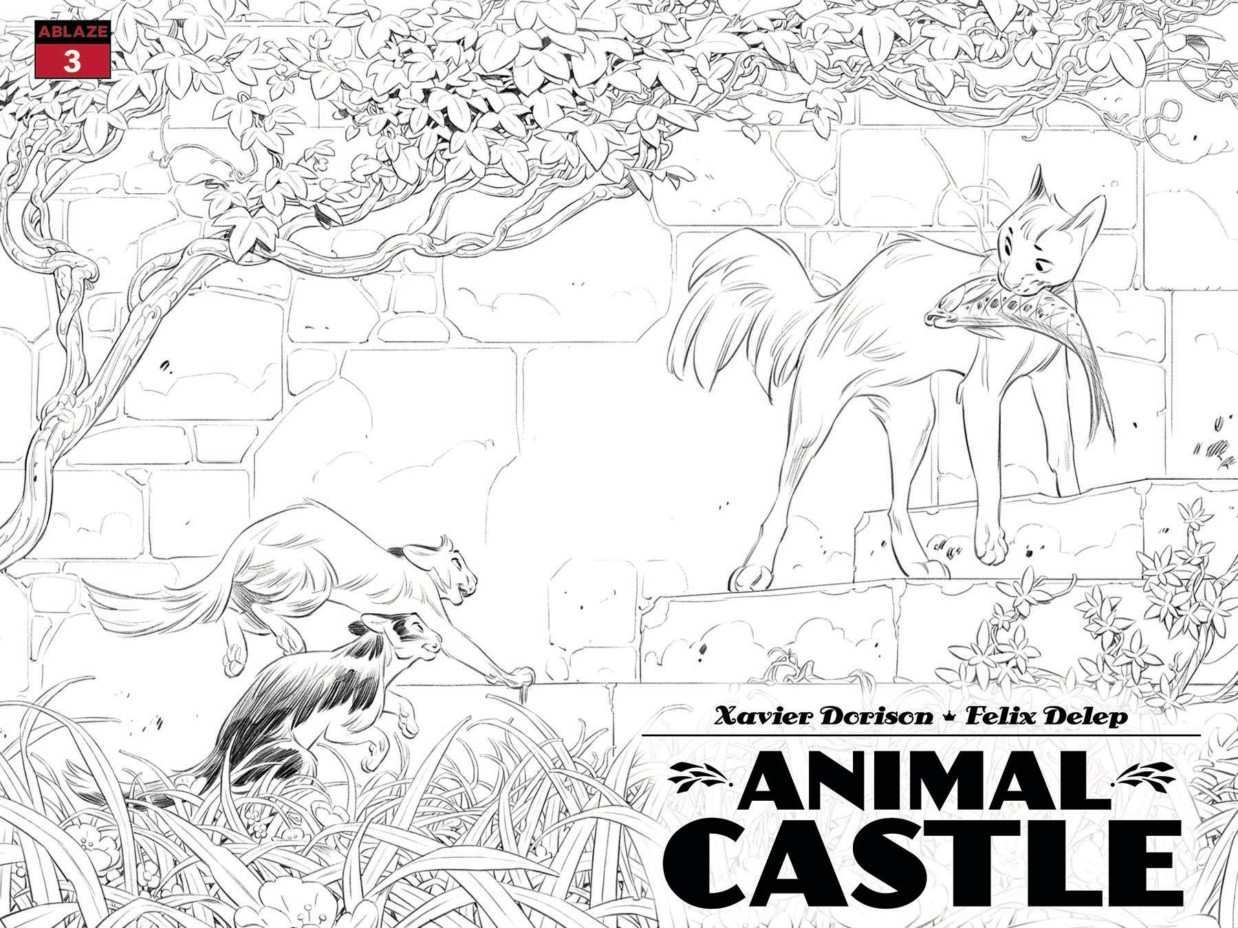 02/16/2022 ANIMAL CASTLE #3 CVR B DELEP MISS B WRAPAROUND