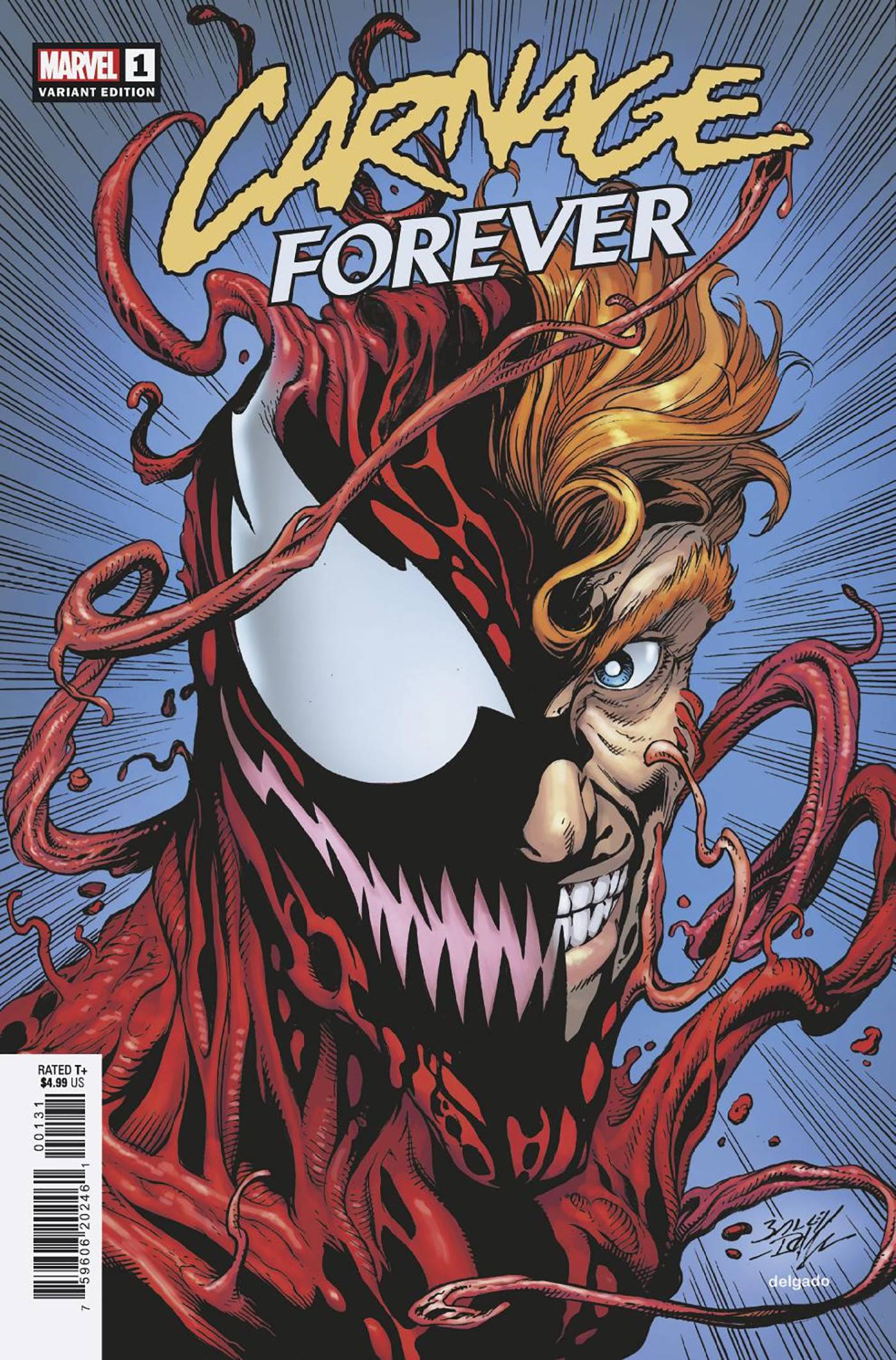 02/23/2022 CARNAGE FOREVER #1 BAGLEY VARIANT