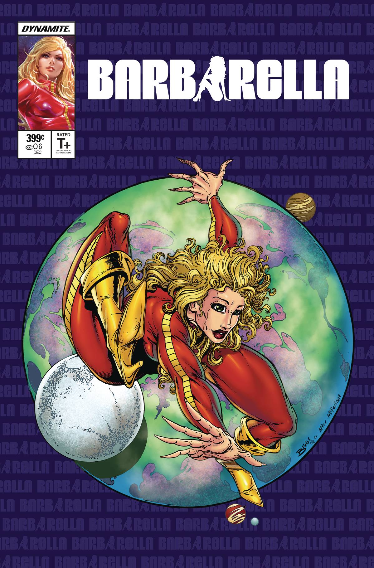 12/22/2021 BARBARELLA #6 CVR M FOC MCFARLANE HOMAGE BIGGS ORIGINAL