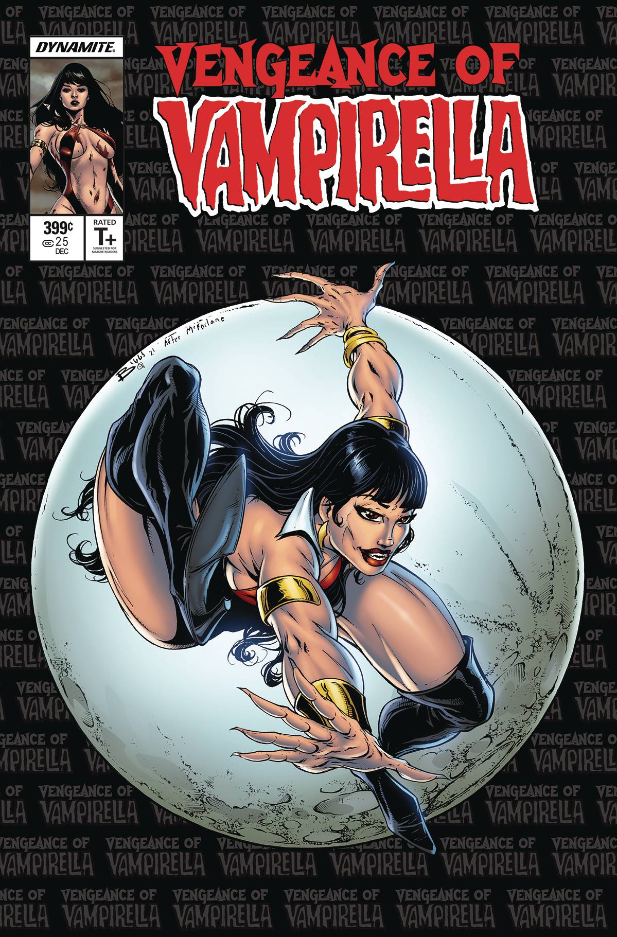 12/29/2021 VENGEANCE OF VAMPIRELLA #25 CVR K FOC MCFARLANE HOMAGE BIGGS