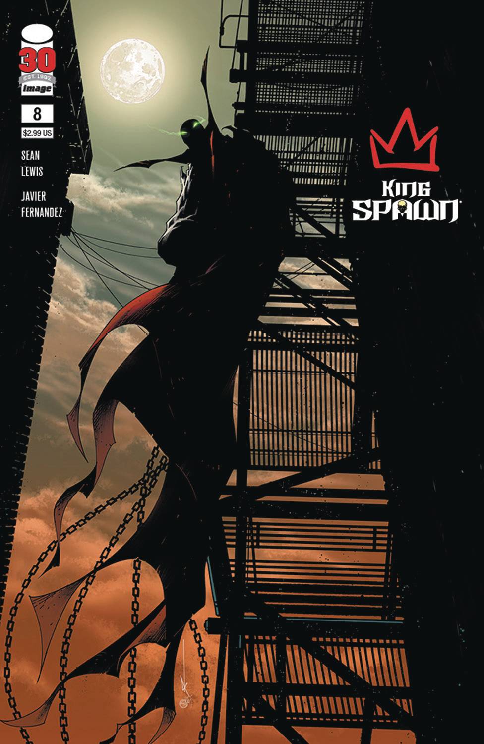 03/16/2022 KING SPAWN #8 CVR A KEANE