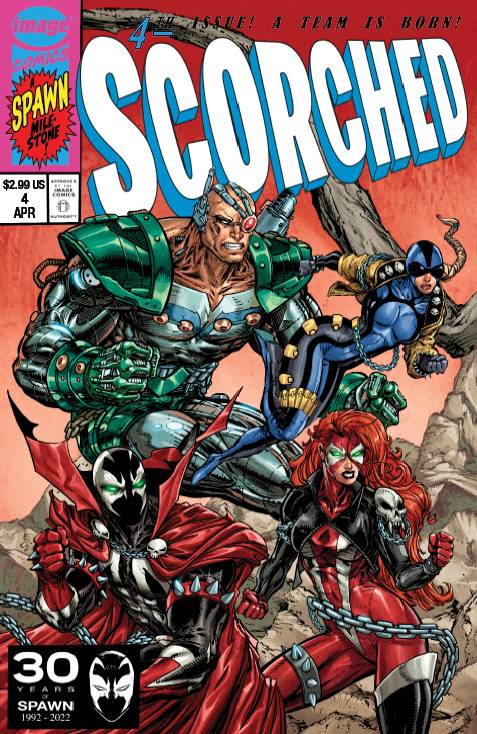 SPAWN SCORCHED #4 CVR B MCFARLANE CGC 9.8 (INSTOCK) C21