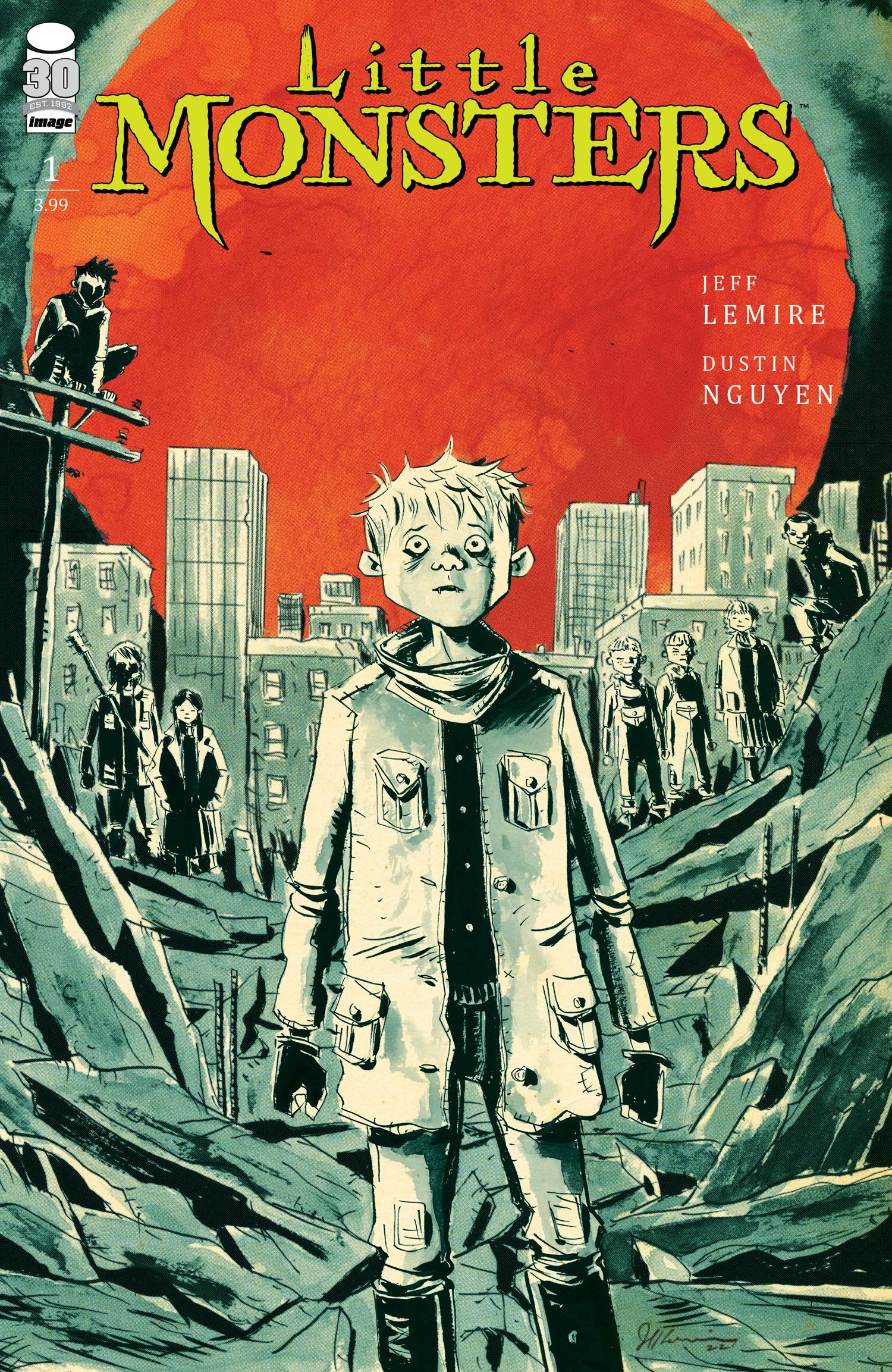 03/09/2022 LITTLE MONSTERS #1 CVR B LEMIRE