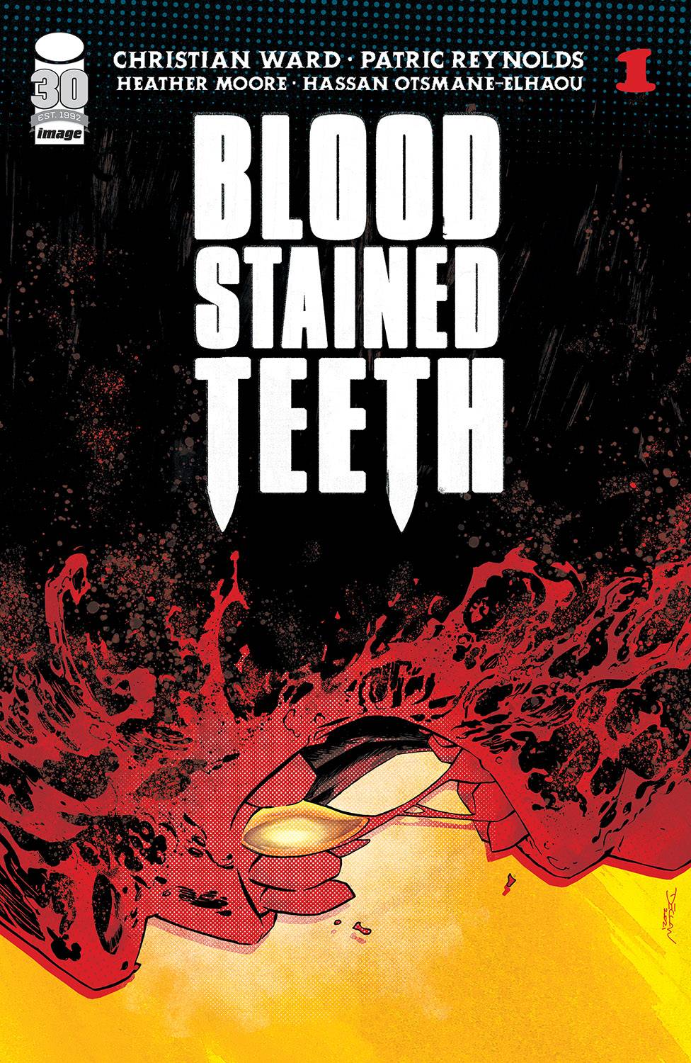 04/27/2022 BLOOD-STAINED TEETH #1 CVR C SHALVEY