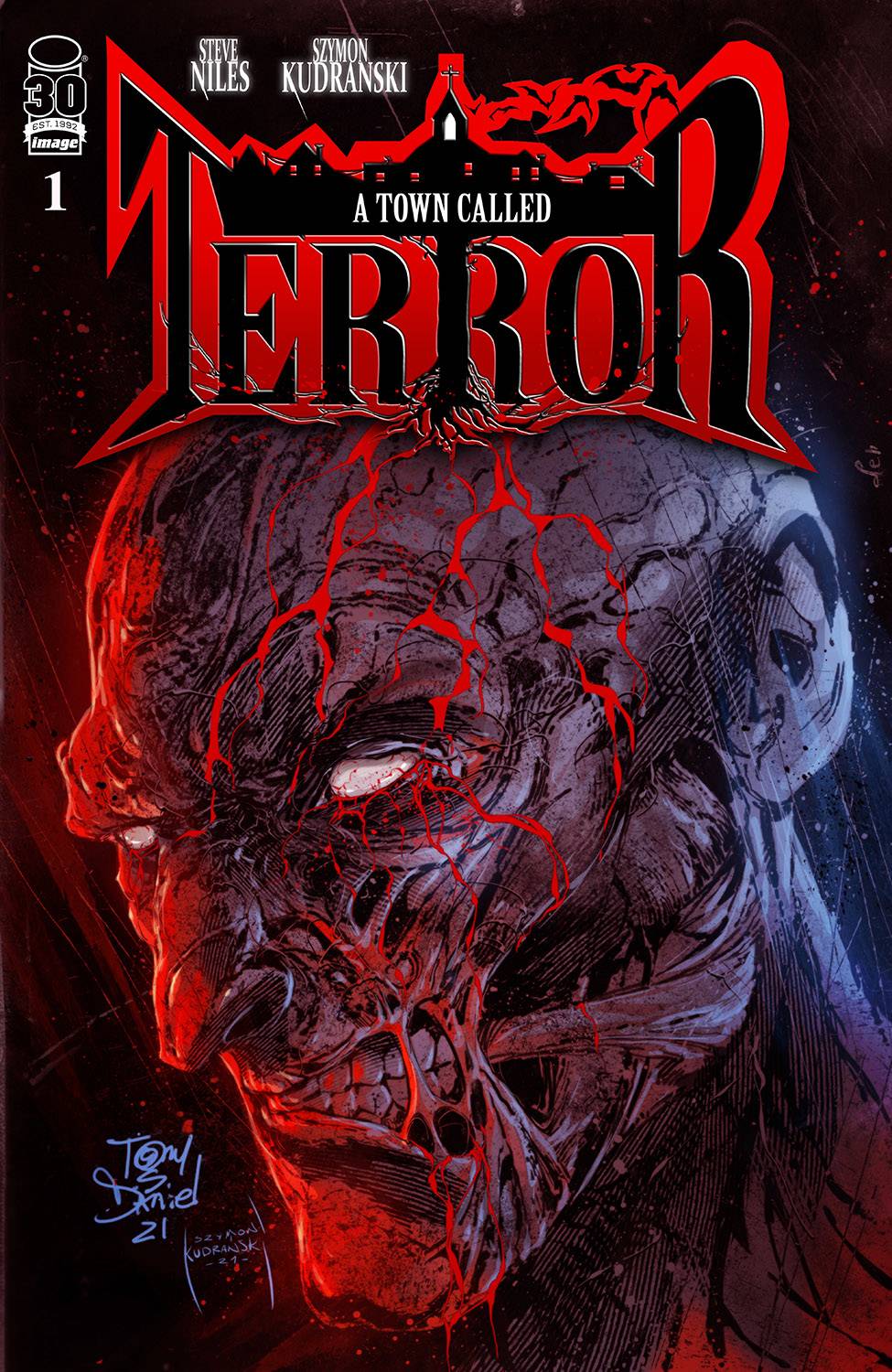 04/13/2022 A TOWN CALLED TERROR #1 CVR B DANIEL & KUDRANSKI (MR)