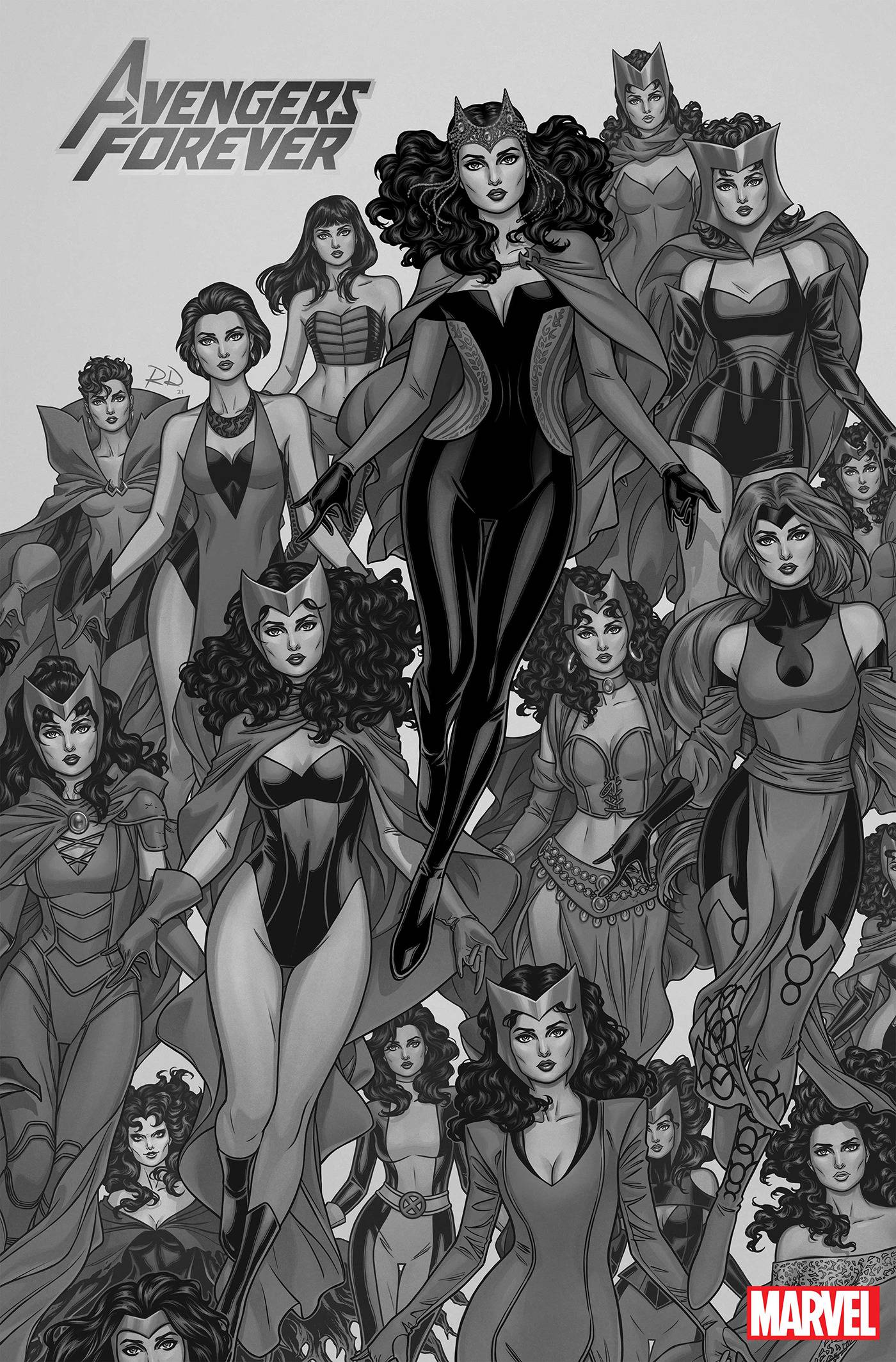 02/23/2022 AVENGERS FOREVER #1 2ND PTG 1:25 DAUTERMAN VAR