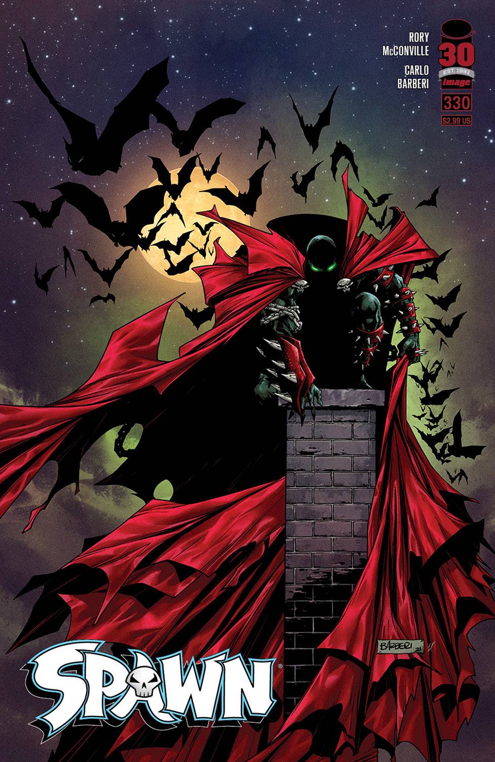 06/08/2022 SPAWN #330 CVR A BARBERI