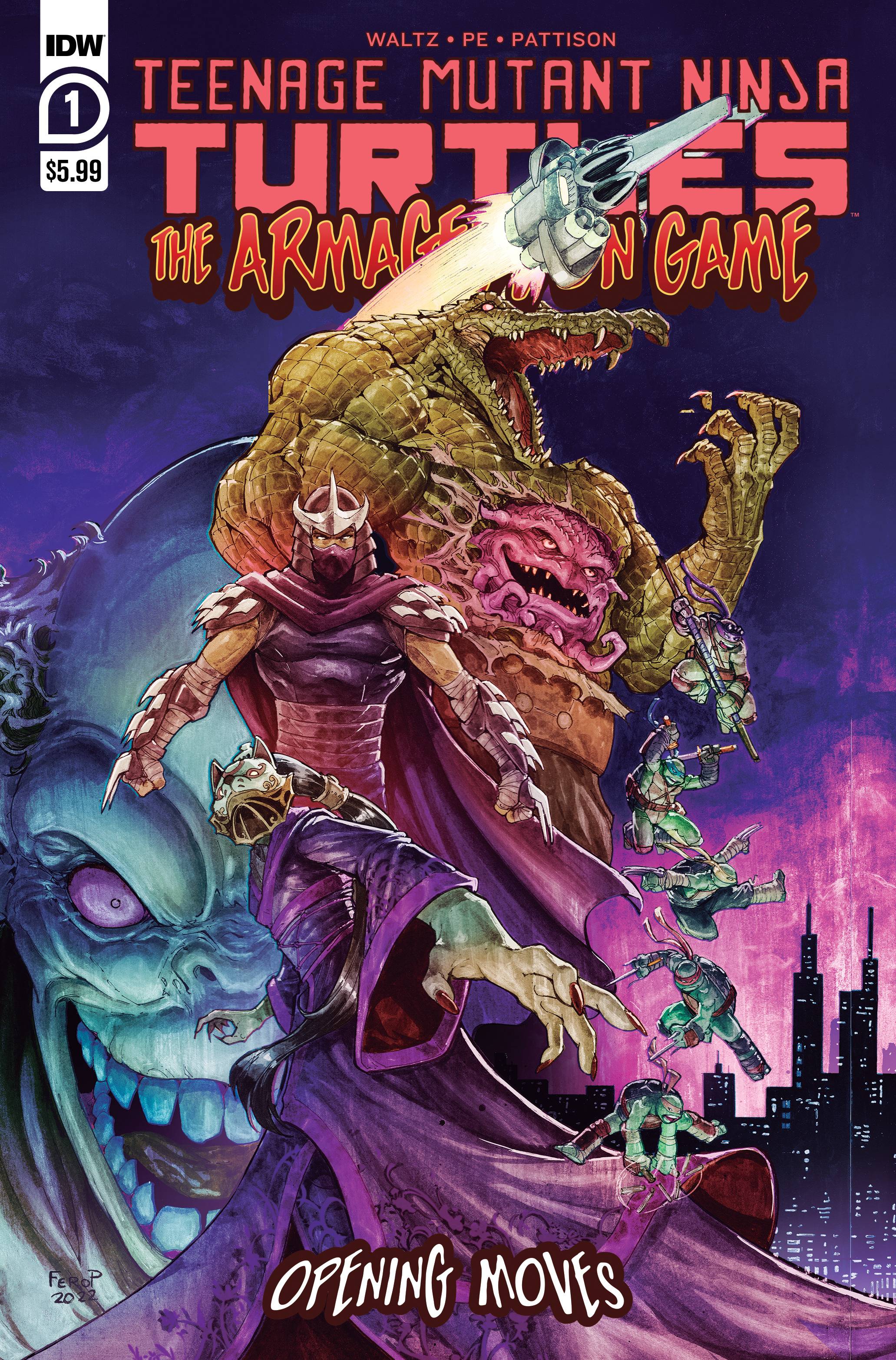 07/13/2022 TMNT ARMAGEDDON GAME OPENING MOVES #1 CVR A PENICHE