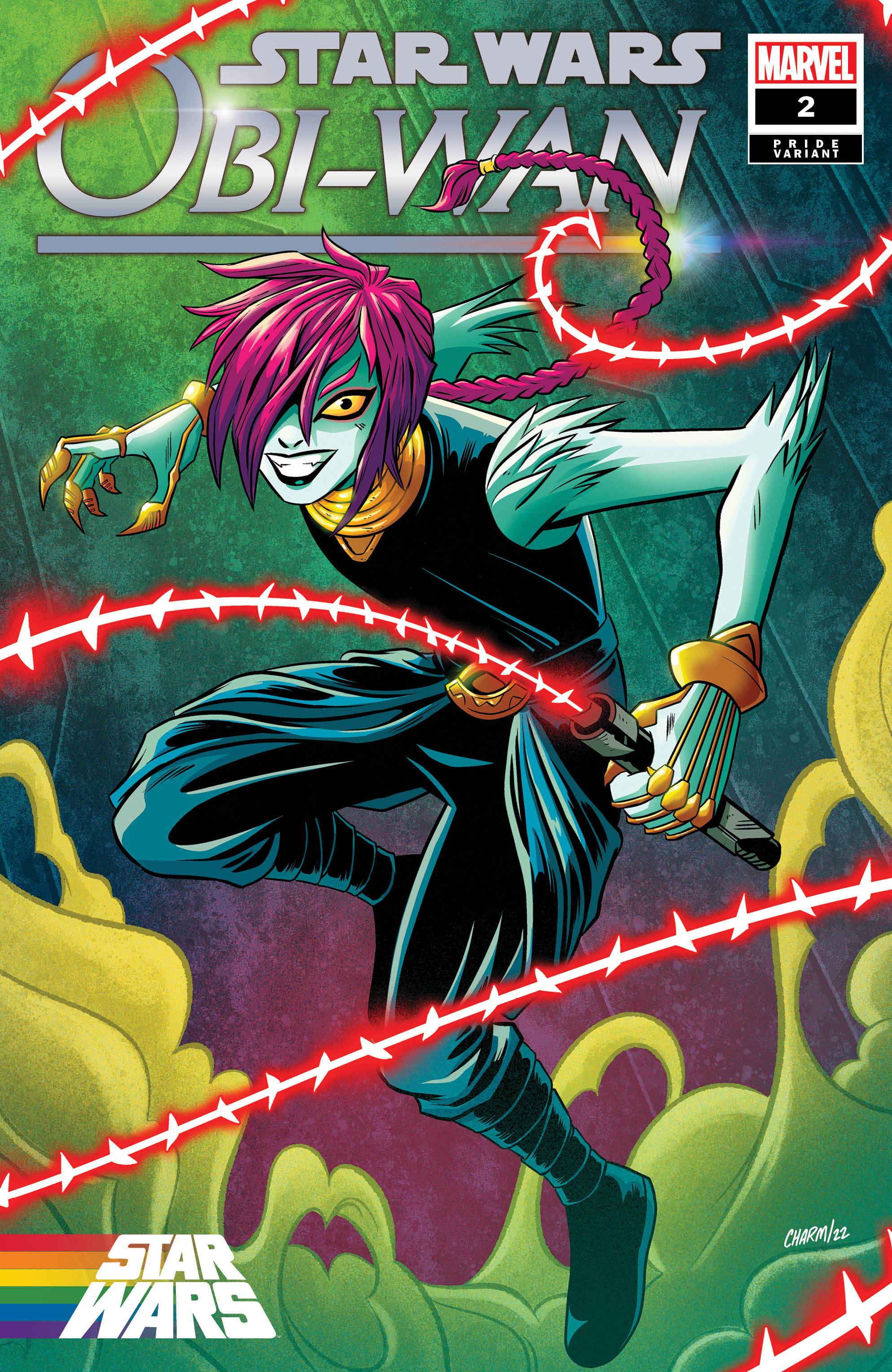 06/29/2022 STAR WARS OBI-WAN KENOBI #2 (OF 5) CHARM PRIDE VARIANT