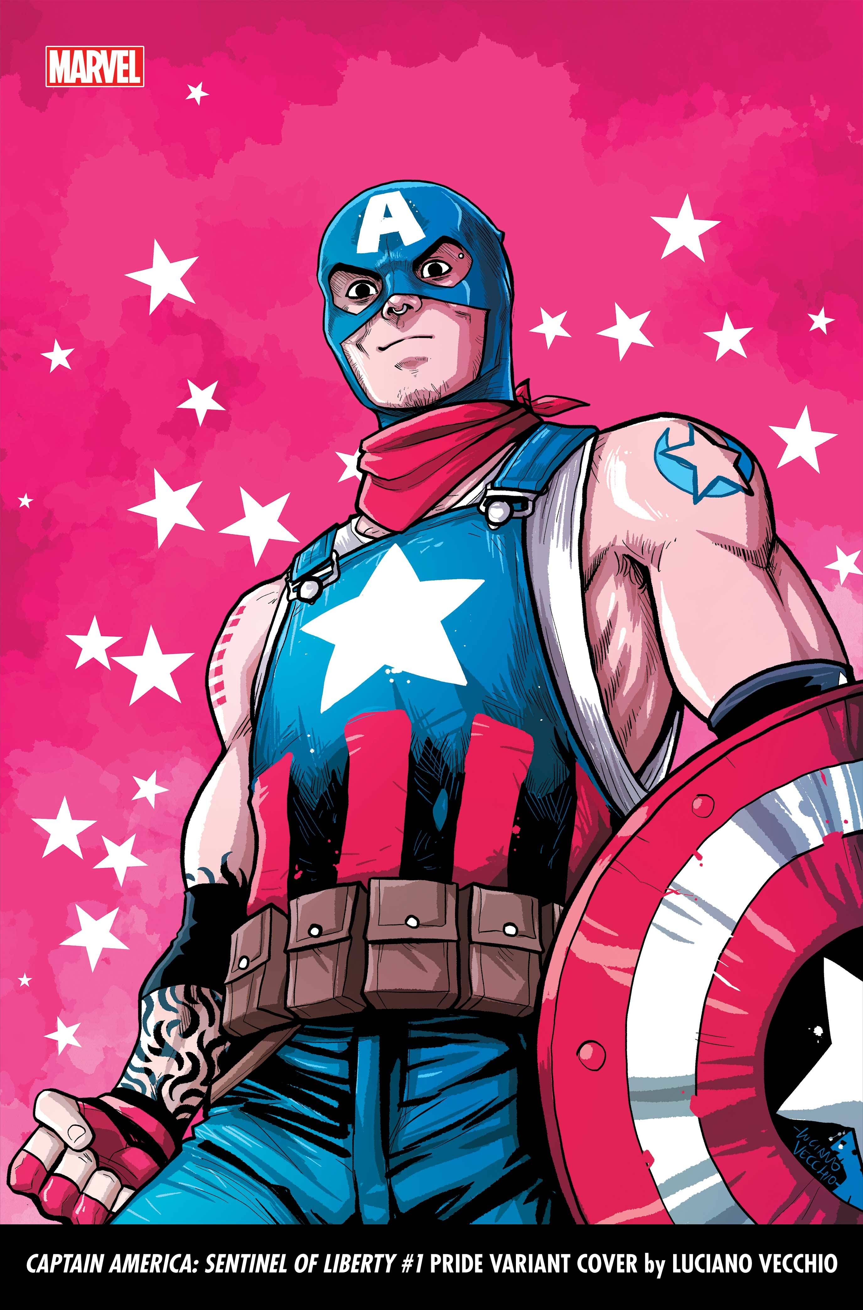06/15/2022 CAPTAIN AMERICA SENTINEL OF LIBERTY #1 VECCHIO PRIDE VARIANT
