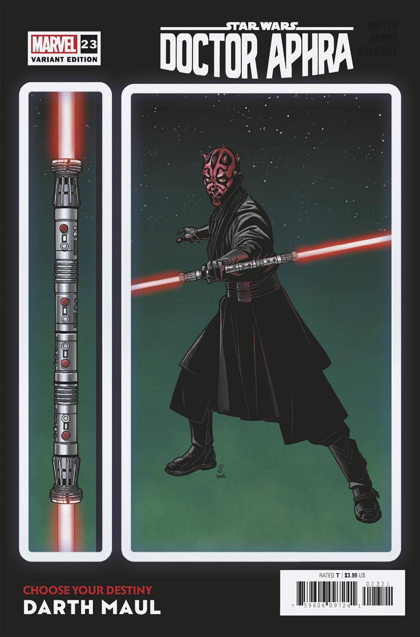 08/24/2022 STAR WARS DOCTOR APHRA #23 SPROUSE CHOOSE YOUR DESTINY VARIANT