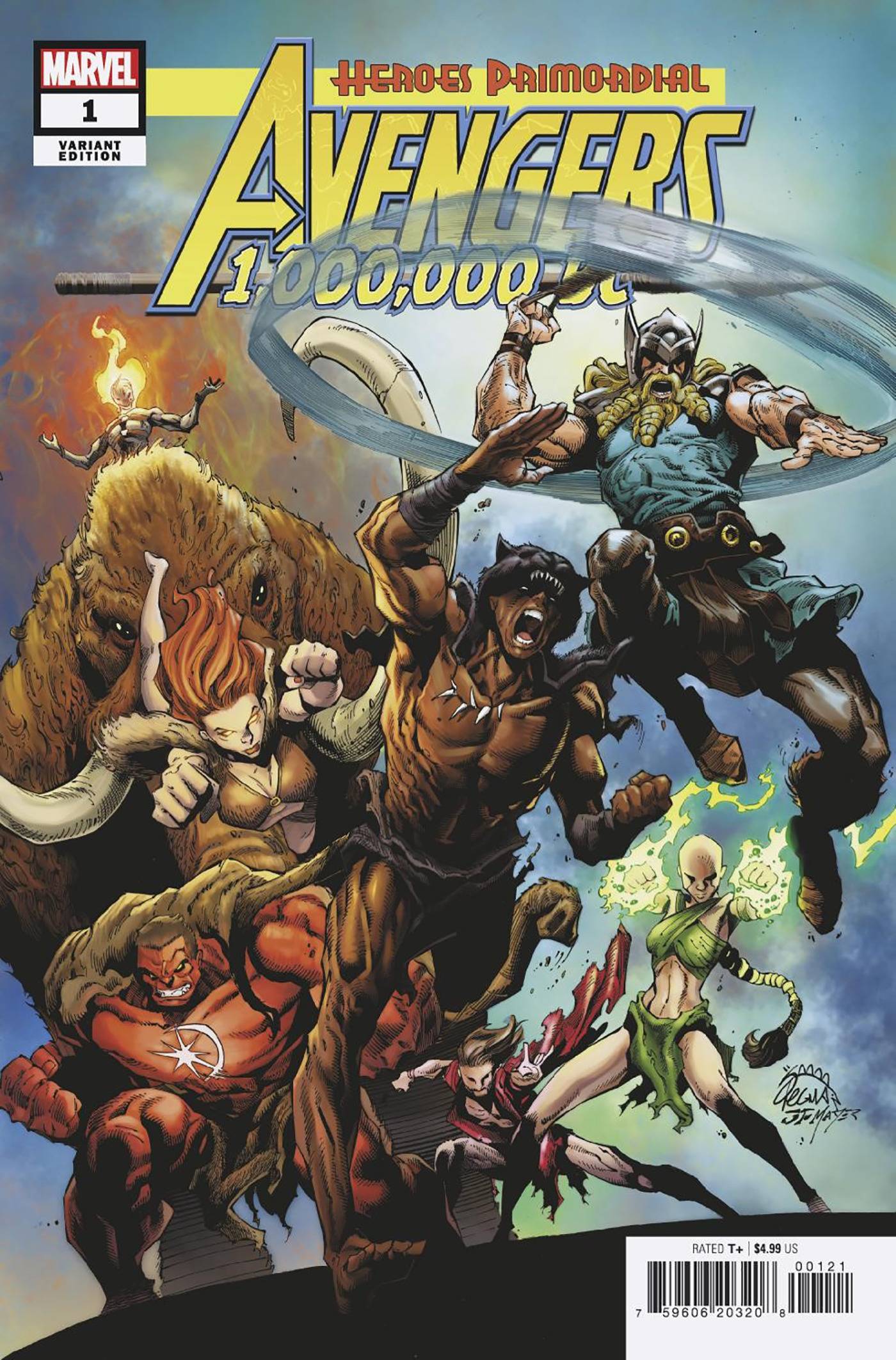 08/17/2022 AVENGERS 1000000 BC #1 STEGMAN PREHISTORIC HOMAGE VARIANT