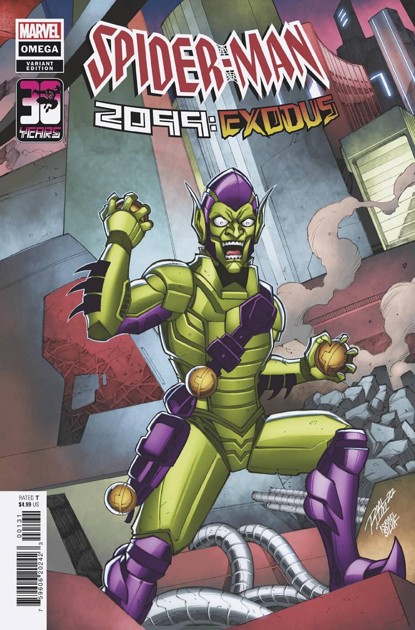 09/07/2022 SPIDER-MAN 2099 EXODUS OMEGA #1 RON LIM CONNECTING VARIANT
