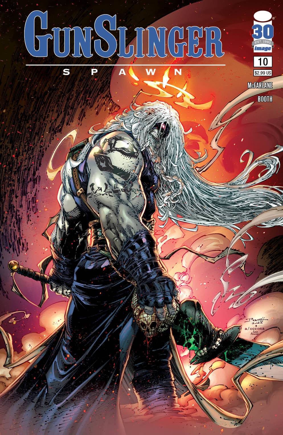 07/20/2022 GUNSLINGER SPAWN #10 CVR B BOOTH