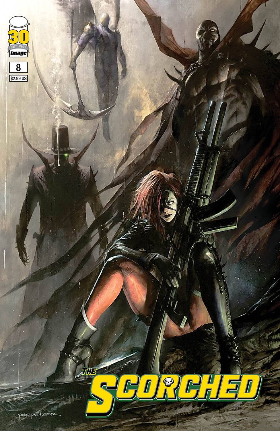 07/27/2022 SPAWN SCORCHED #8 CVR A LEE
