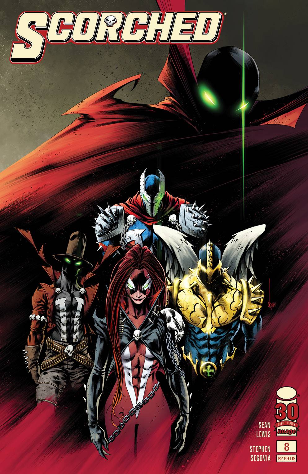 07/27/2022 SPAWN SCORCHED #8 CVR B KEANE