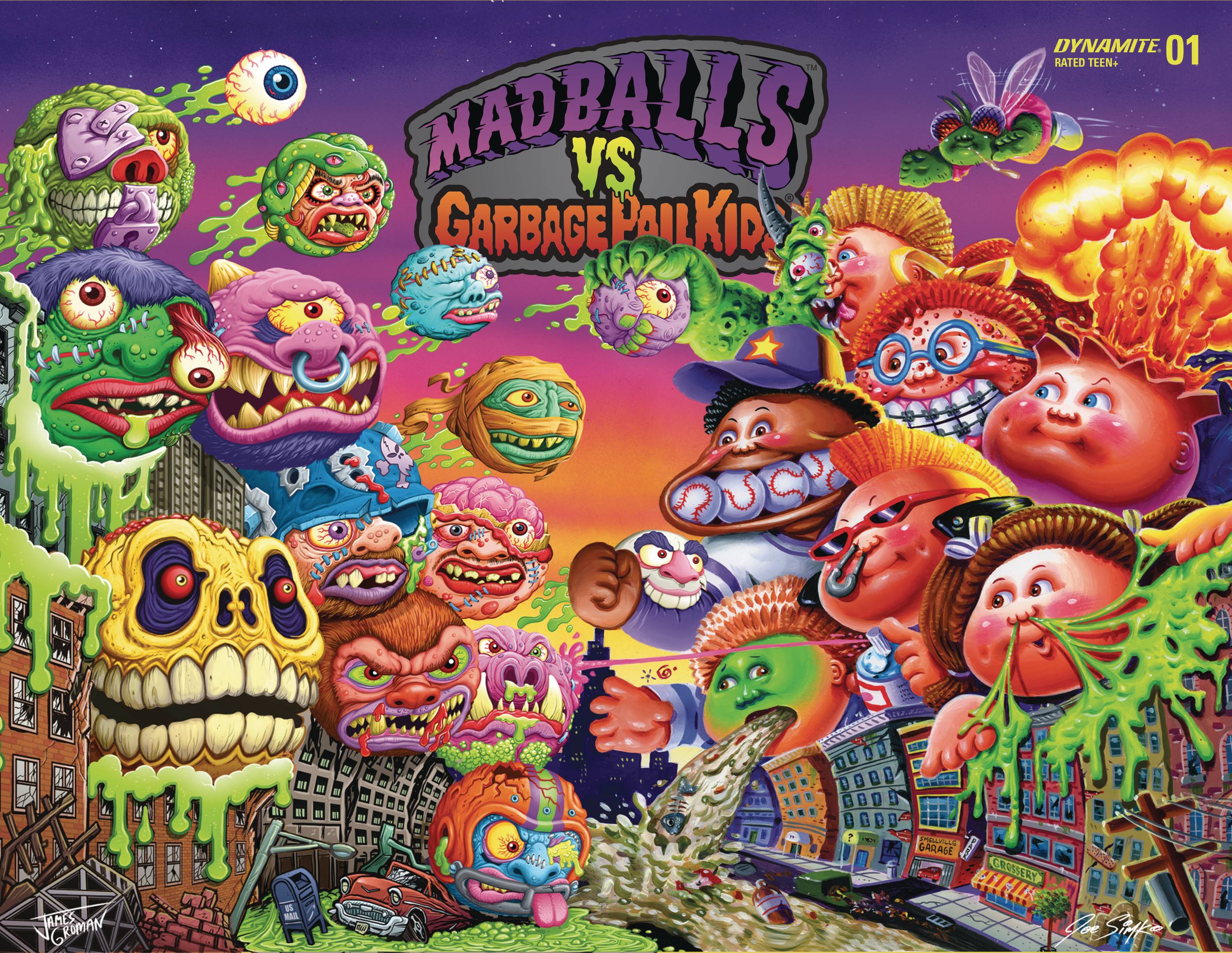 07/20/2022 MADBALLS VS GARBAGE PAIL KIDS #1 CVR E 1:10 VARIANT