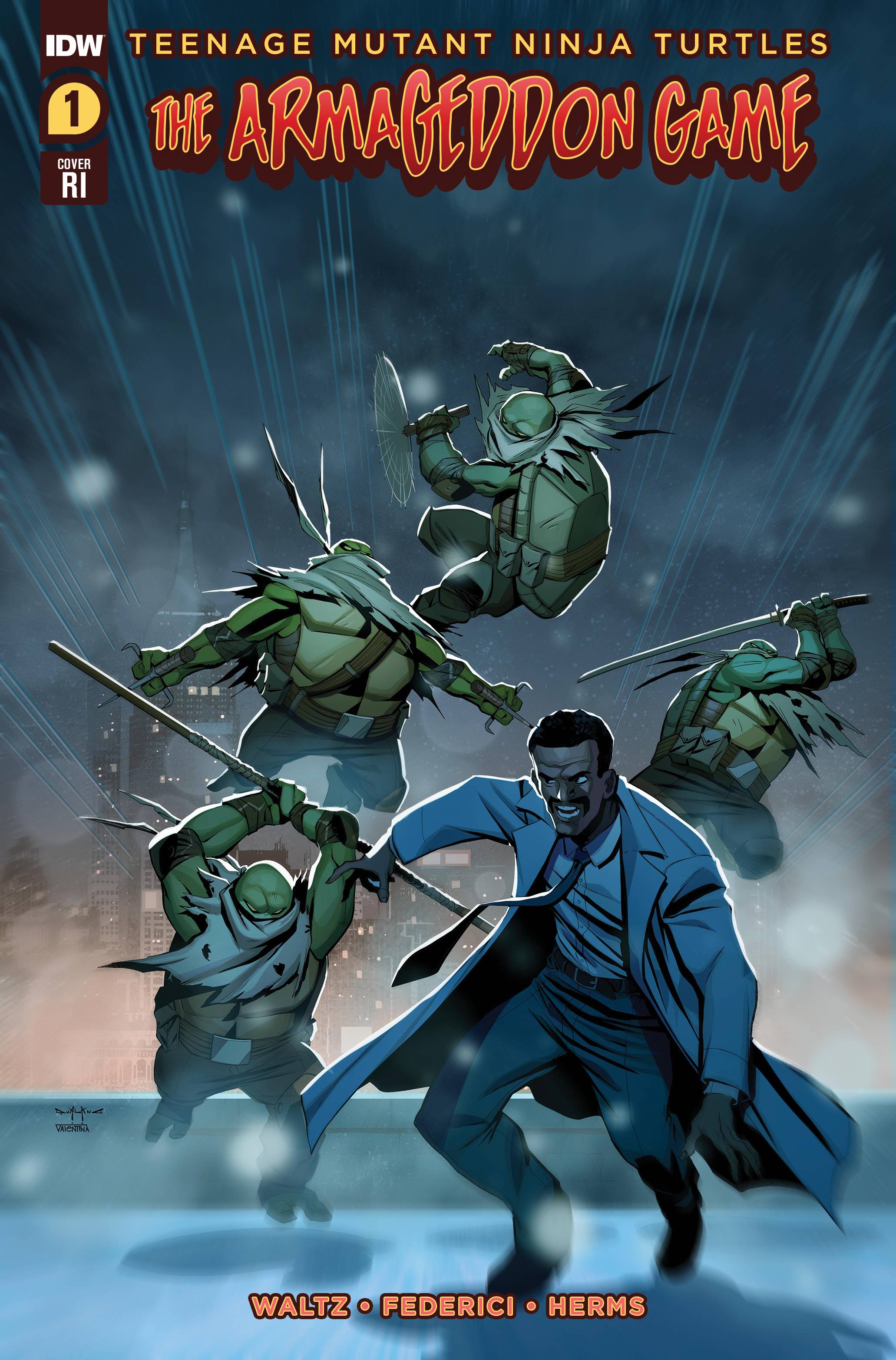 09/28/2022 TMNT ARMAGEDDON GAME #1 CVR C 1:10 QUALANO VARIANT