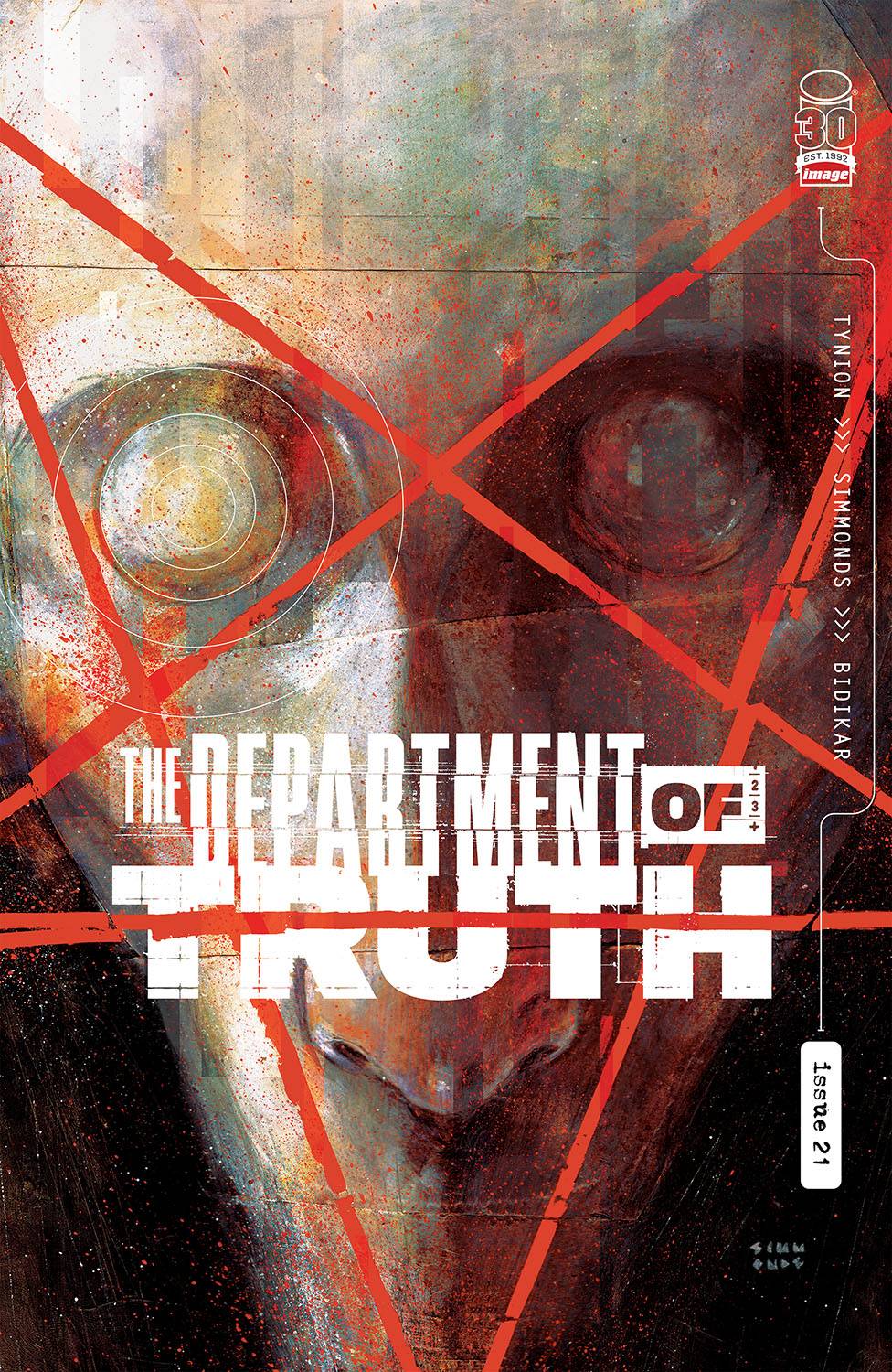 09/28/2022 DEPARTMENT OF TRUTH #21 CVR A SIMMONDS