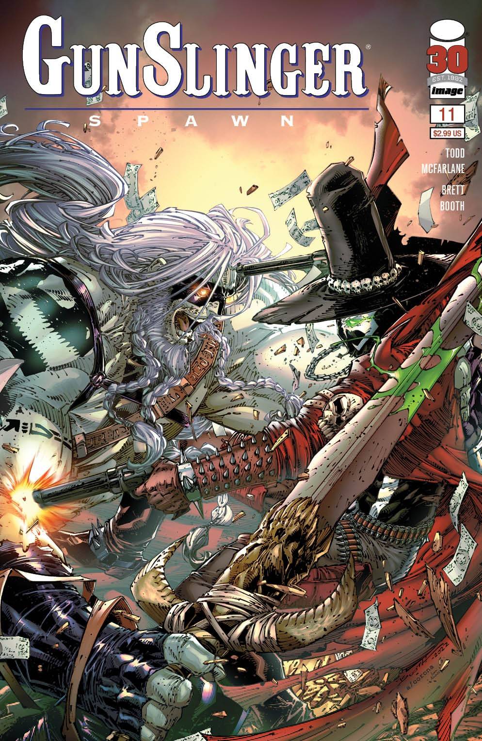 08/24/2022 GUNSLINGER SPAWN #11 CVR B BOOTH