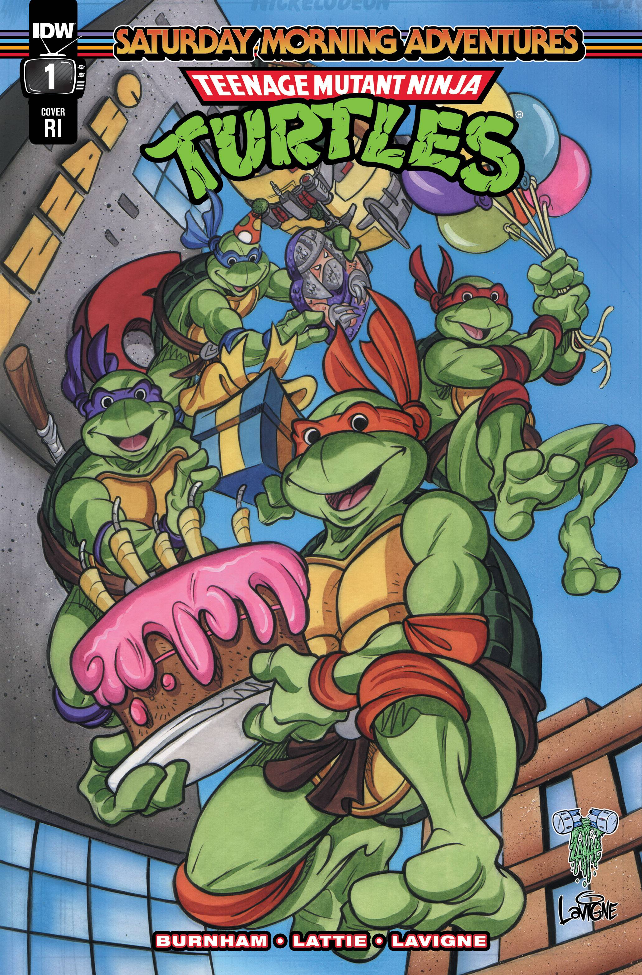 10/05/2022 TMNT SATURDAY MORNING ADVENTURES #1 CVR D 1:10 VARIANT