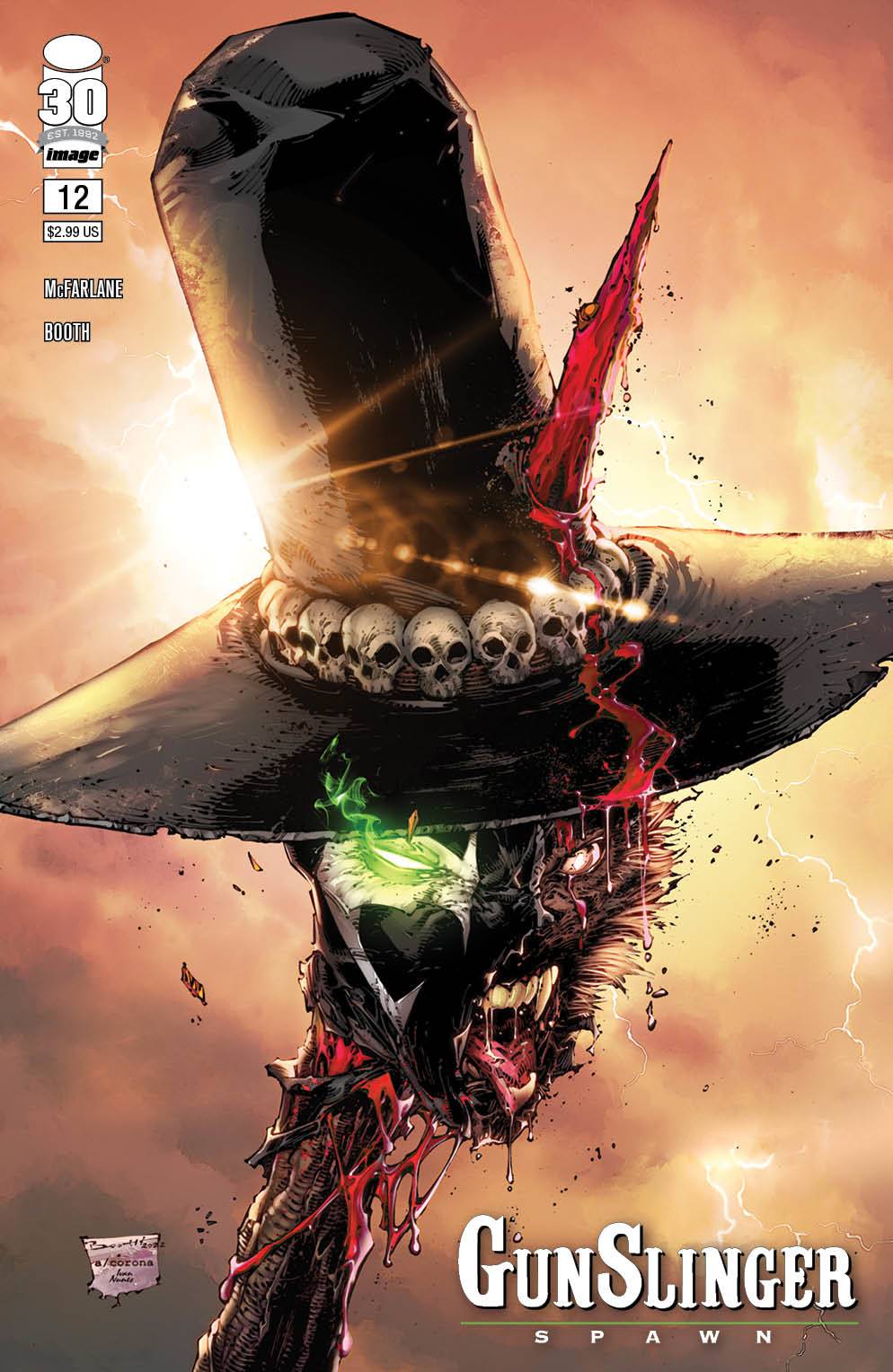 09/21/2022 GUNSLINGER SPAWN #12 CVR B BOOTH