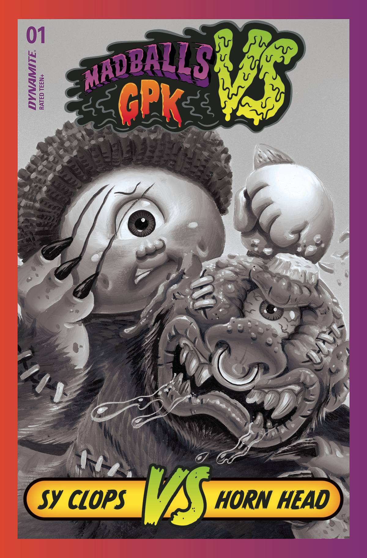 07/20/2022 MADBALLS VS GARBAGE PAIL KIDS #1 CVR M 1:10 TRADING CARD VARIANT