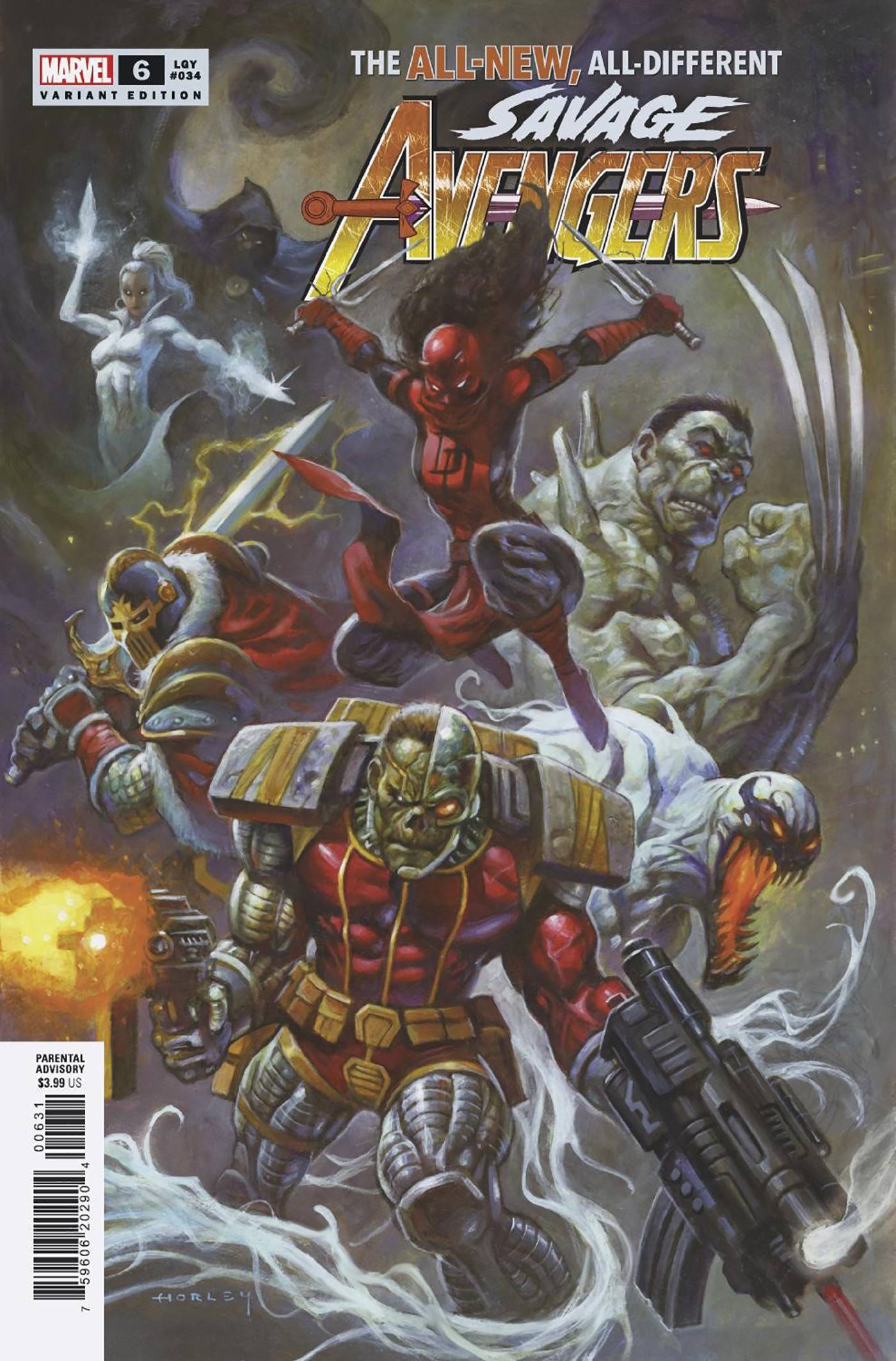 10/05/2022 SAVAGE AVENGERS #6 HORLEY VAR