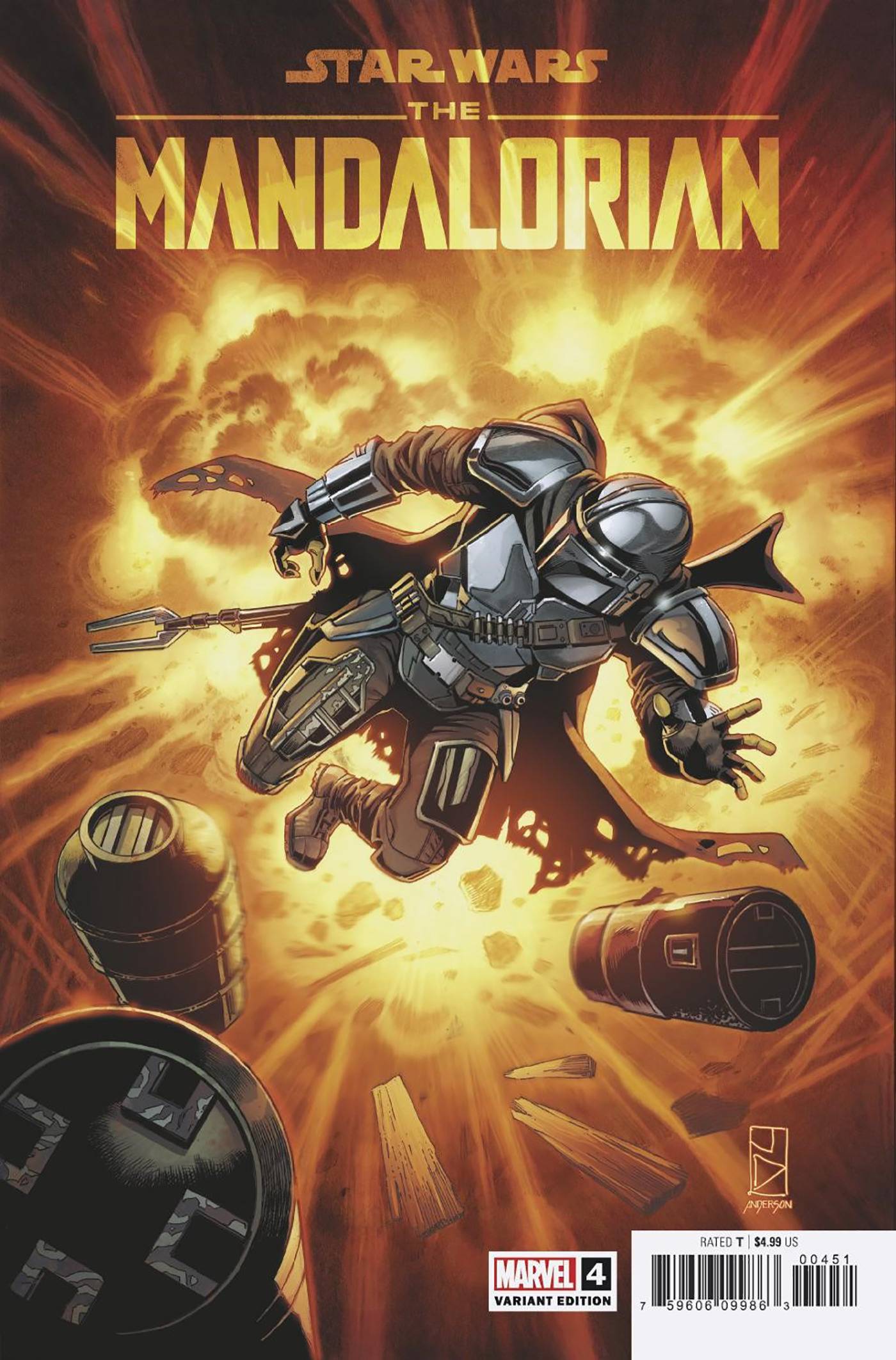 10/05/2022 STAR WARS MANDALORIAN #4 1:25 DUURSEMA VARIANT