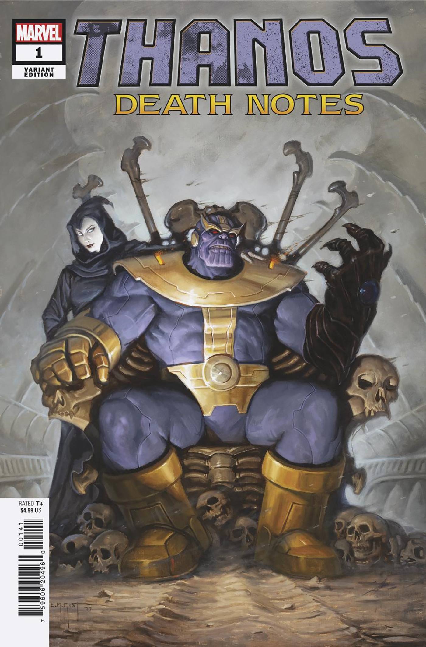 12/07/2022 THANOS DEATH NOTES #1 1:100 GIST VARIANT
