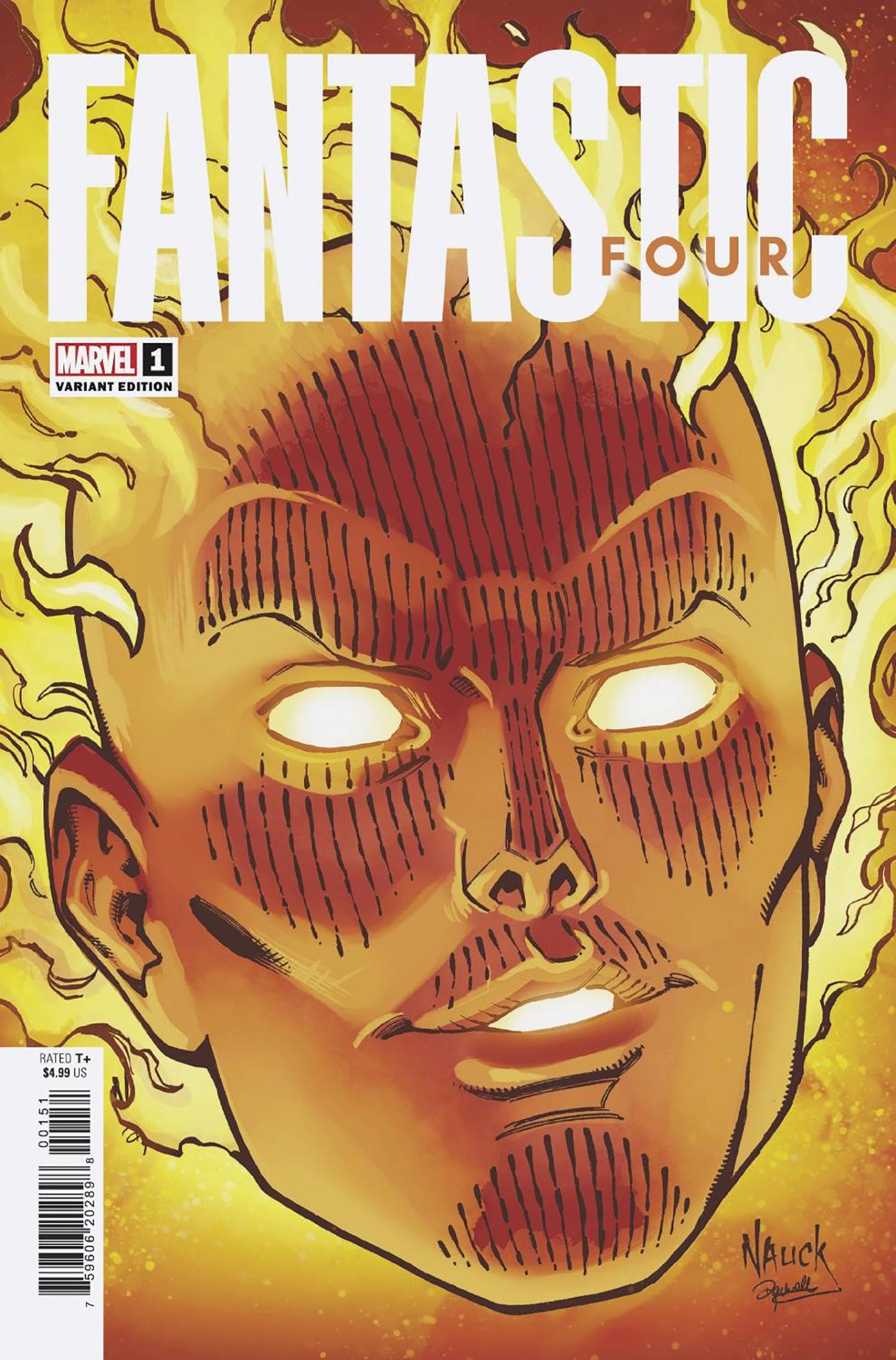 11/09/2022 FANTASTIC FOUR #1 NAUCK HEADSHOT VARIANT