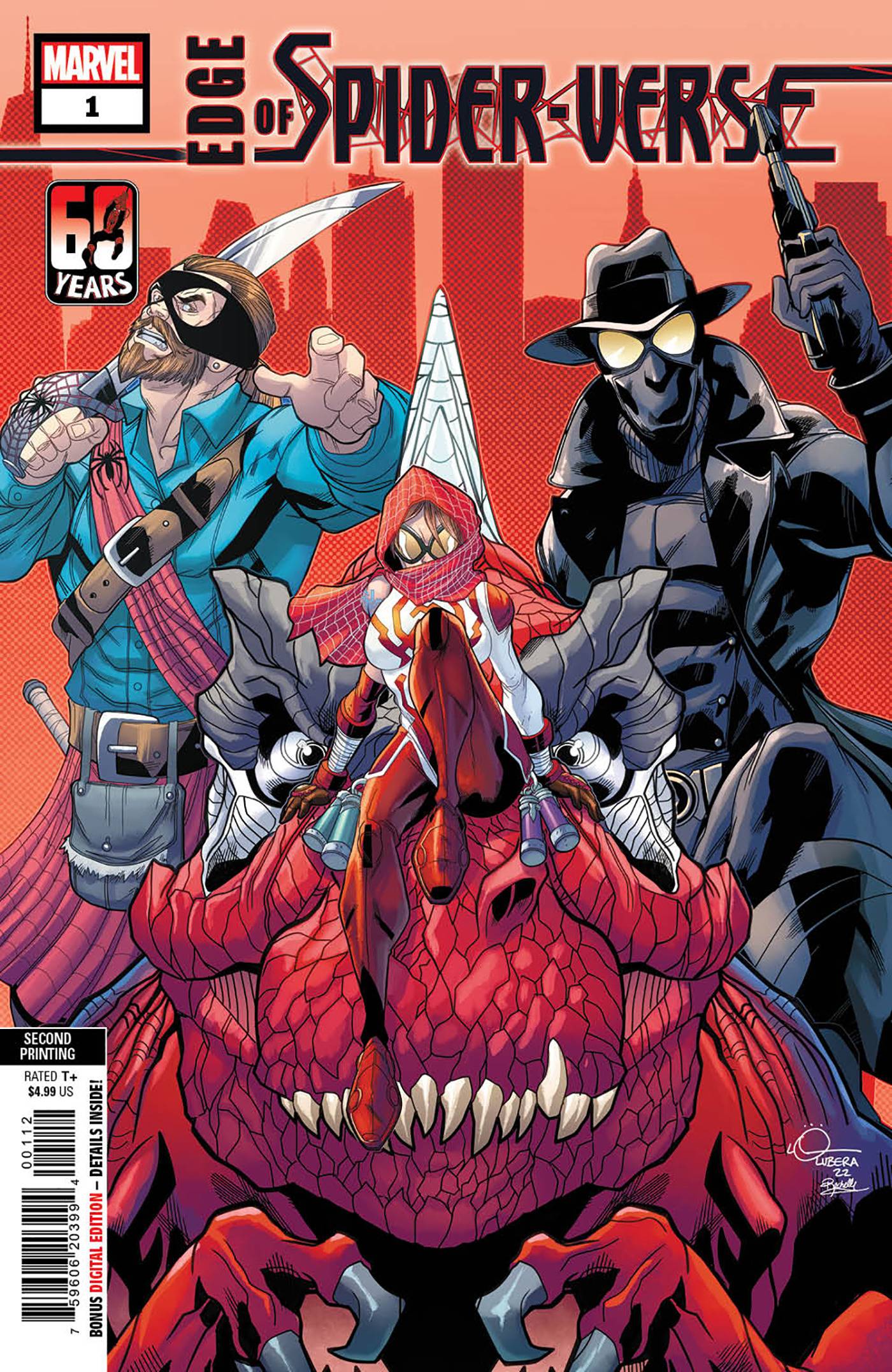 09/14/2022 EDGE OF SPIDER-VERSE #1 (OF 5) 2ND PTG LUBERA VARIANT