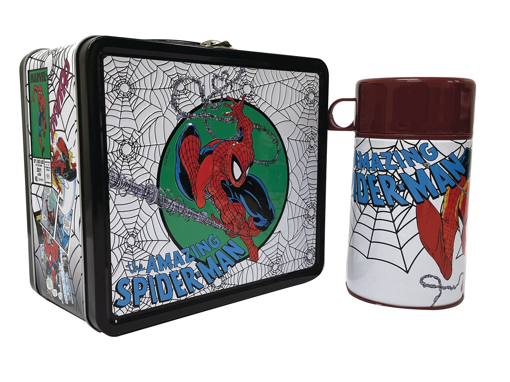 01/25/2023 TIN TITANS MARVEL SPIDER-MAN PX LUNCHBOX & BEV CONTAINER