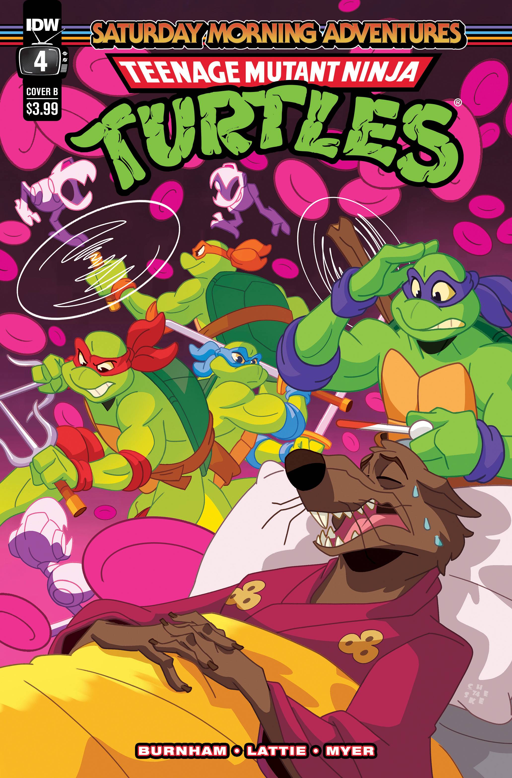 01/25/2023 TMNT SATURDAY MORNING ADVENTURES #4 CVR B GALLOWAY