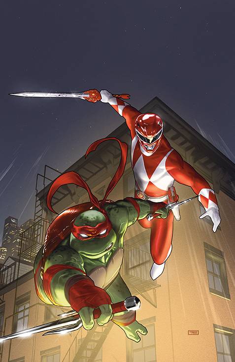 12/28/2022 MMPR TMNT II #1 (OF 5) CVR I CARDSTOCK VAR CLARKE